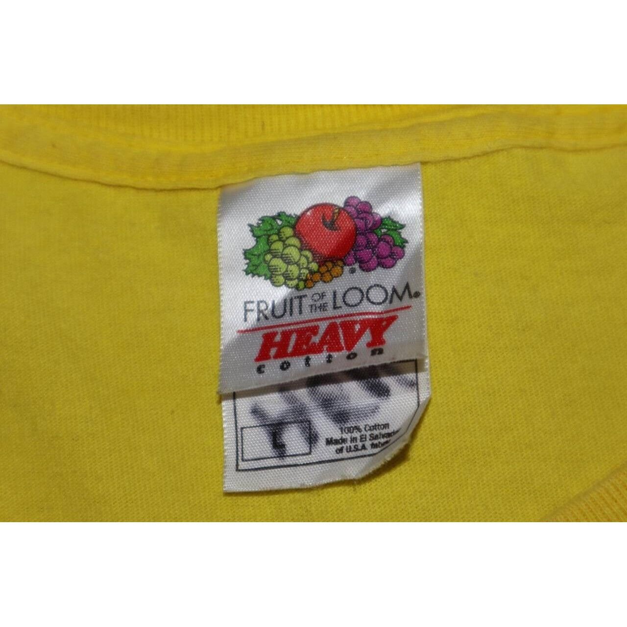 Fruit Of The Loom Vintage 90s De La Soul 3 feet high Yellow T Shirt Size Large Size US L / EU 52-54 / 3 - 3 Thumbnail