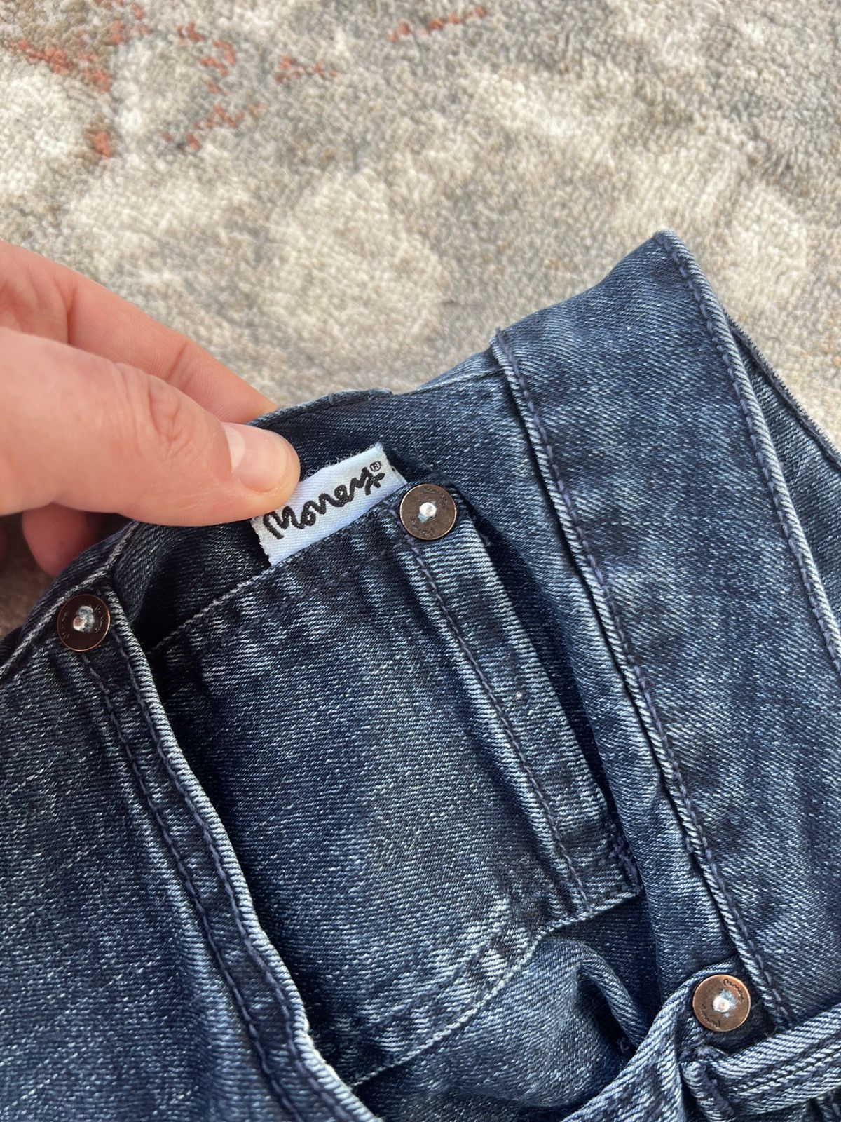 Other Money Denim Stretch Pants Size US 34 / EU 50 - 4 Thumbnail