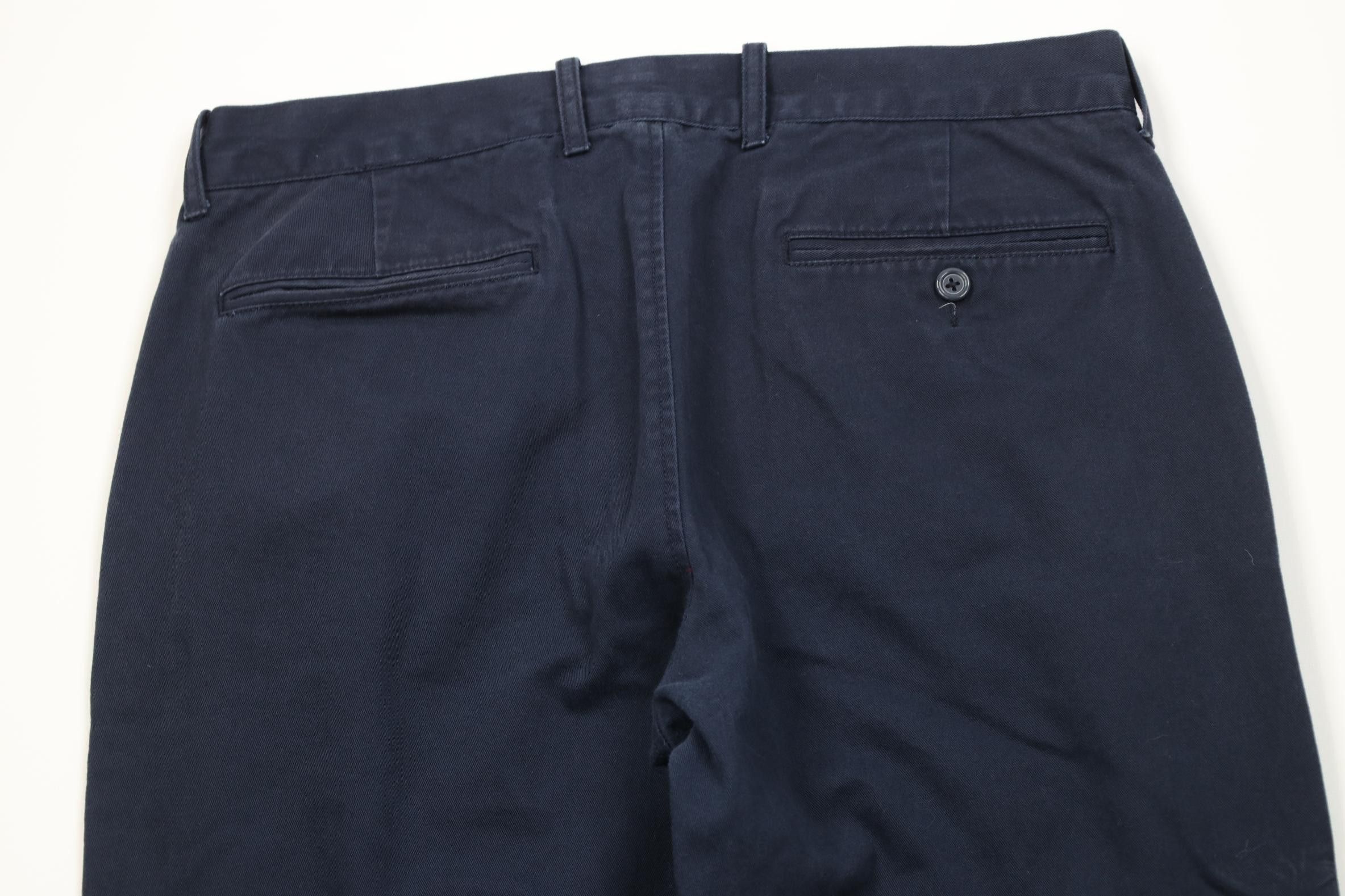J.Crew J Crew The Sutton Straight Leg Chino Pants Navy Blue Cotton Size US 32 / EU 48 - 10 Thumbnail