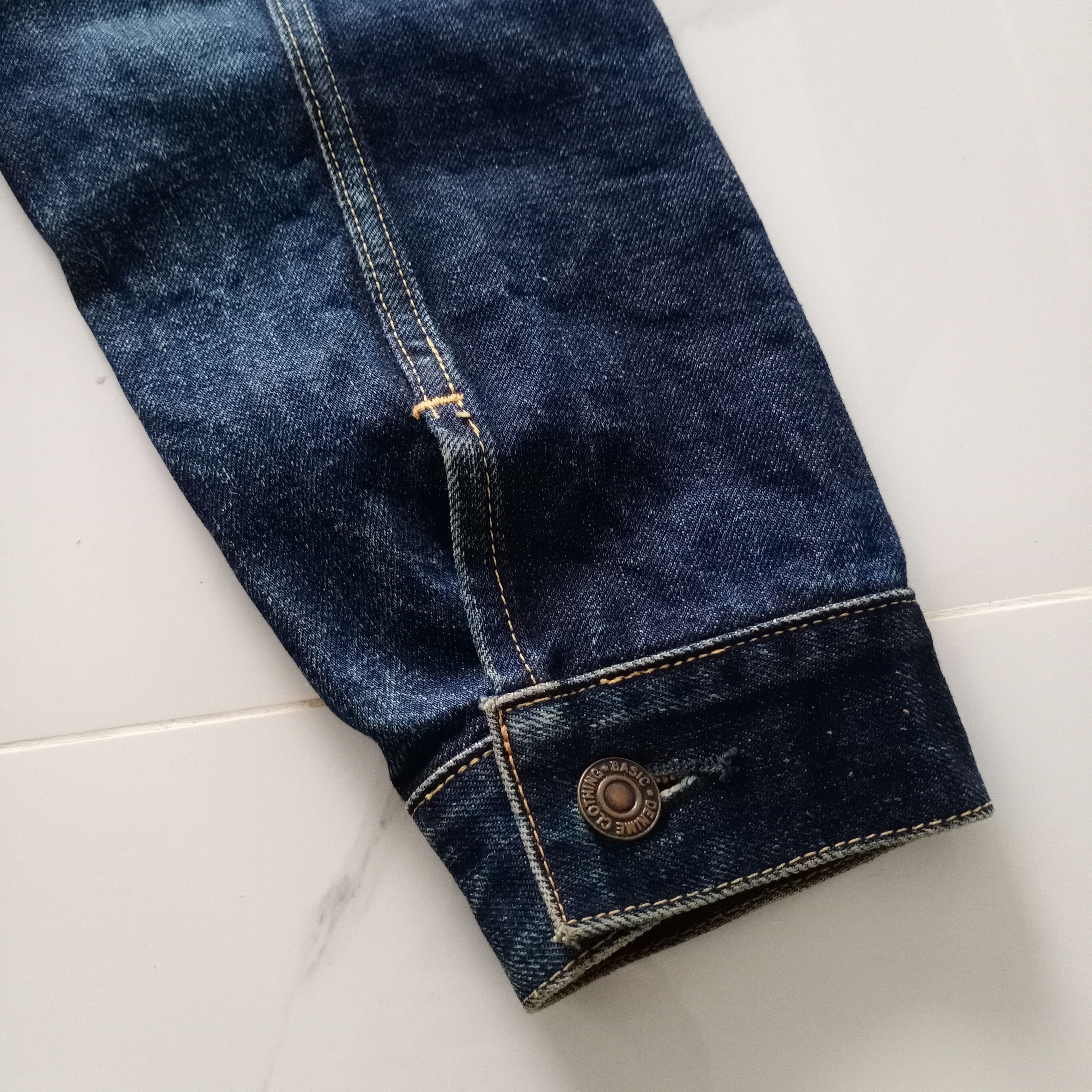 Denime × Japanese Brand Vintage Denime Lot 557 Japan Jeans Jacket Levis LVC 90 Big E Size US L / EU 52-54 / 3 - 11 Thumbnail
