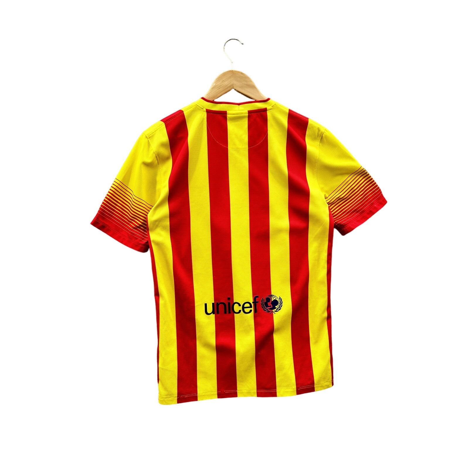 Nike Nike FC Barcelona Men's Team Football Striped Soccer Jersey Size US S / EU 44-46 / 1 - 2 Thumbnail