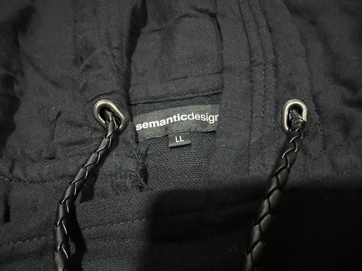 semanticdesign 🔥Sick Y2K Semantic Design Asymmetric Ninja Hoodie Raw Hem Size US L / EU 52-54 / 3 - 16 Thumbnail