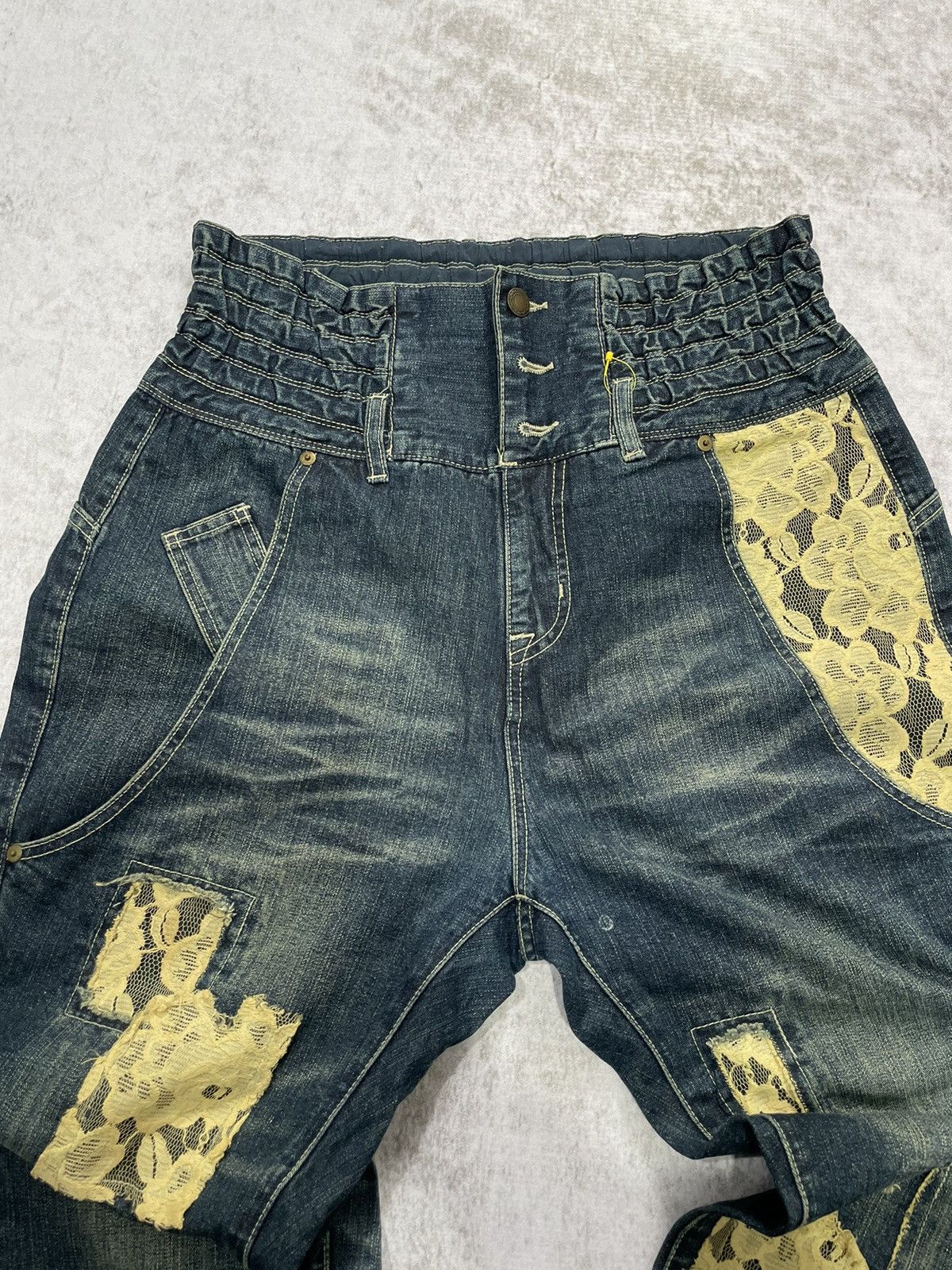 Issey Miyake 2000s Somari japan hight waistdenim pants kapitalstyle Size US 32 / EU 48 - 6 Thumbnail