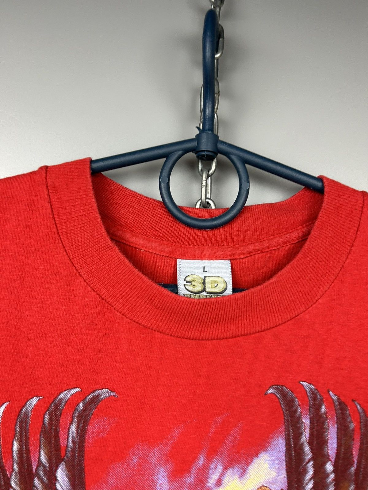 Harley Davidson × Vintage Vintage 1989 3D Emblem Harley Davidson Eagle Tee Size US L / EU 52-54 / 3 - 3 Thumbnail