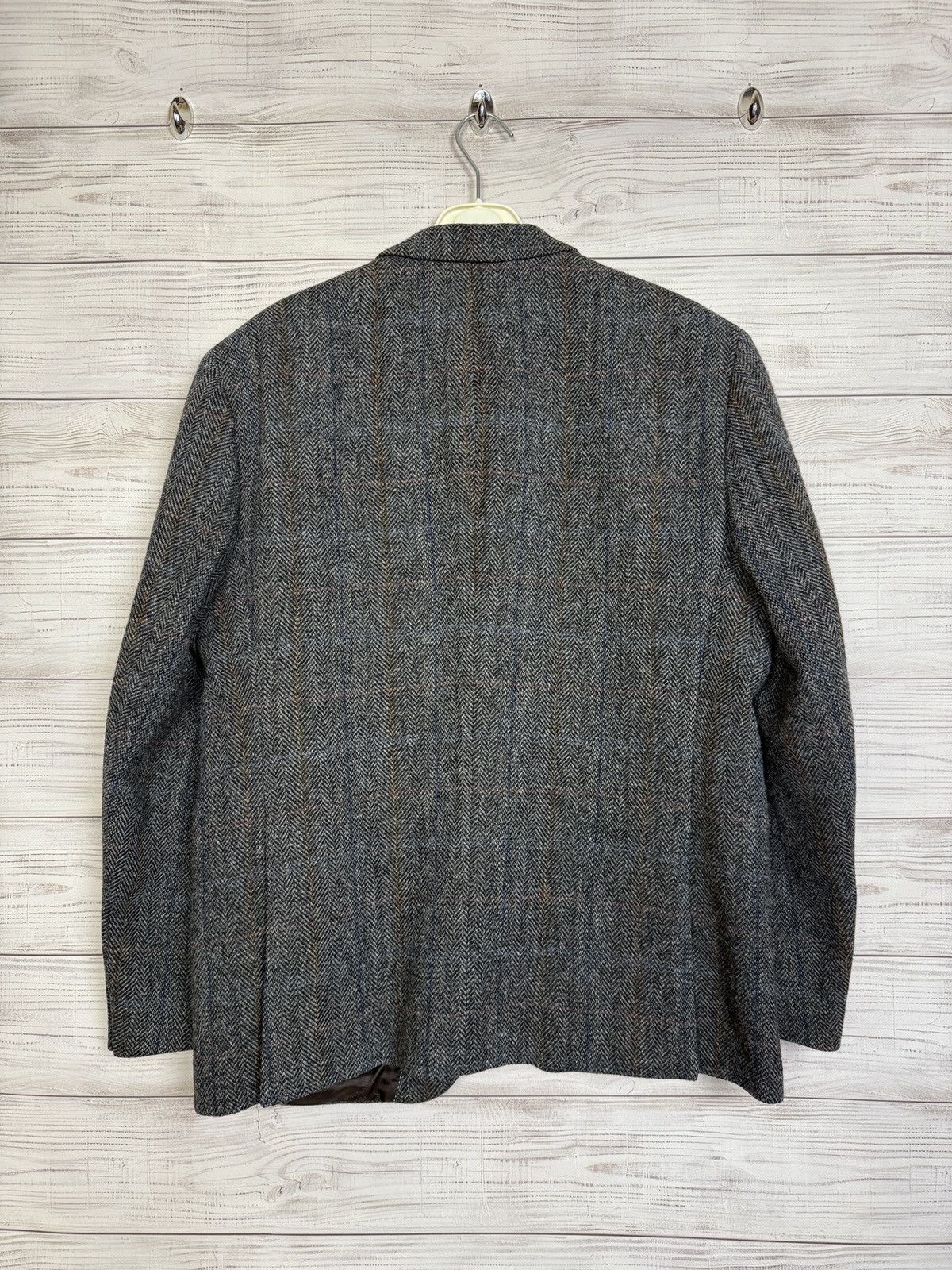 Harris Tweed Harris Tweed Barutti wool checkered wool blazer Size 44S - 2 Thumbnail