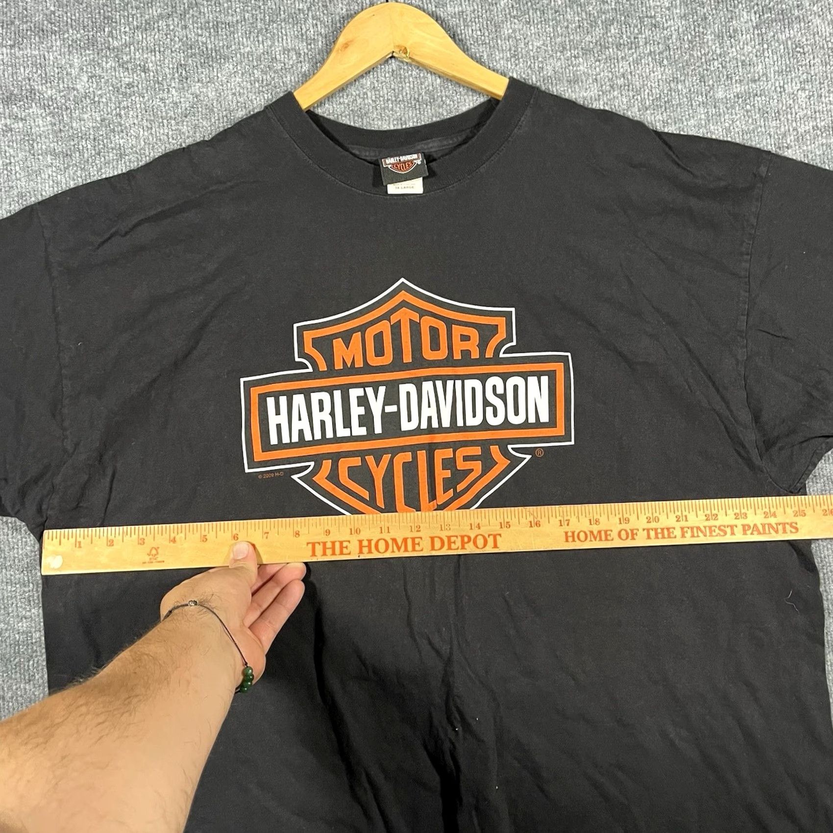 Harley Davidson VINTAGE Harley-Davidson Cincinnati Reds Ohio Bike Graphic Mens T-Shirt 3XL Black Vtg Size US XXL / EU 58 / 5 - 7 Thumbnail