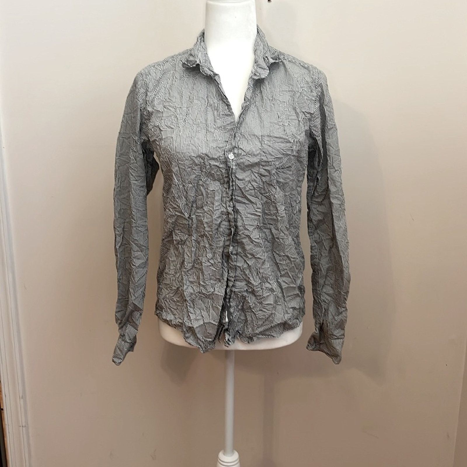 Frank & Eileen Frank & Eileen Barry Button-Up Shirt Signature Crinkle Size M / US 6-8 / IT 42-44 - 2 Thumbnail