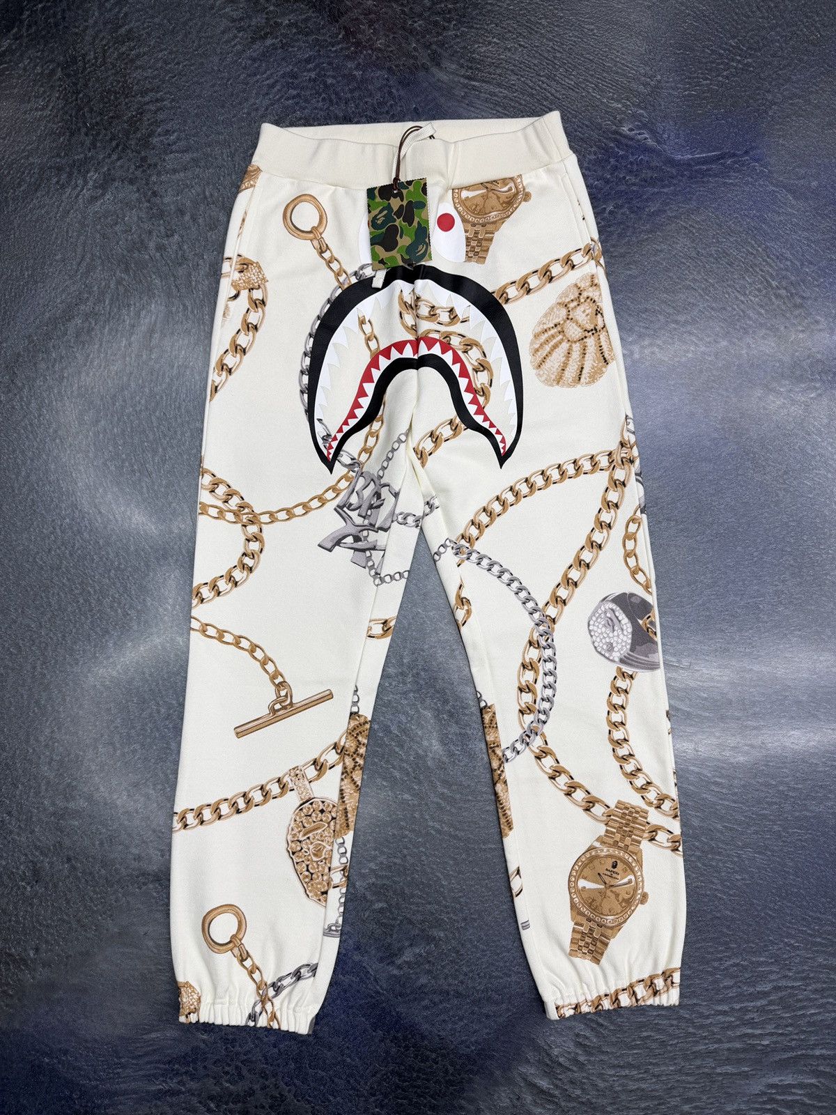 Bape Bape Jewels Shark Sweatpants Size US 30 / EU 46 - 1 Thumbnail