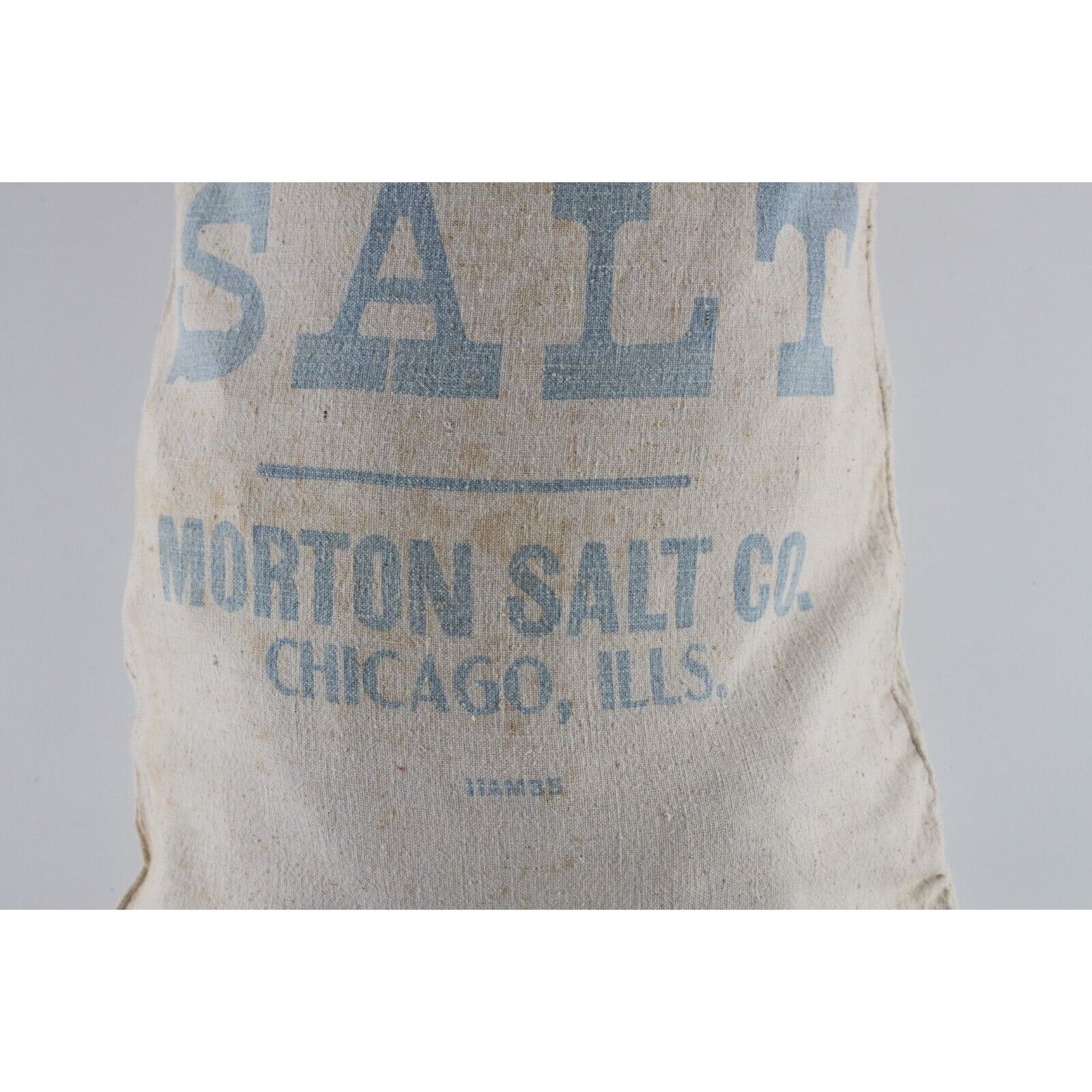 Vintage Vintage 20s 30s Morton Salt Co Crushed Rock Salt Bag Size ONE SIZE - 3 Thumbnail