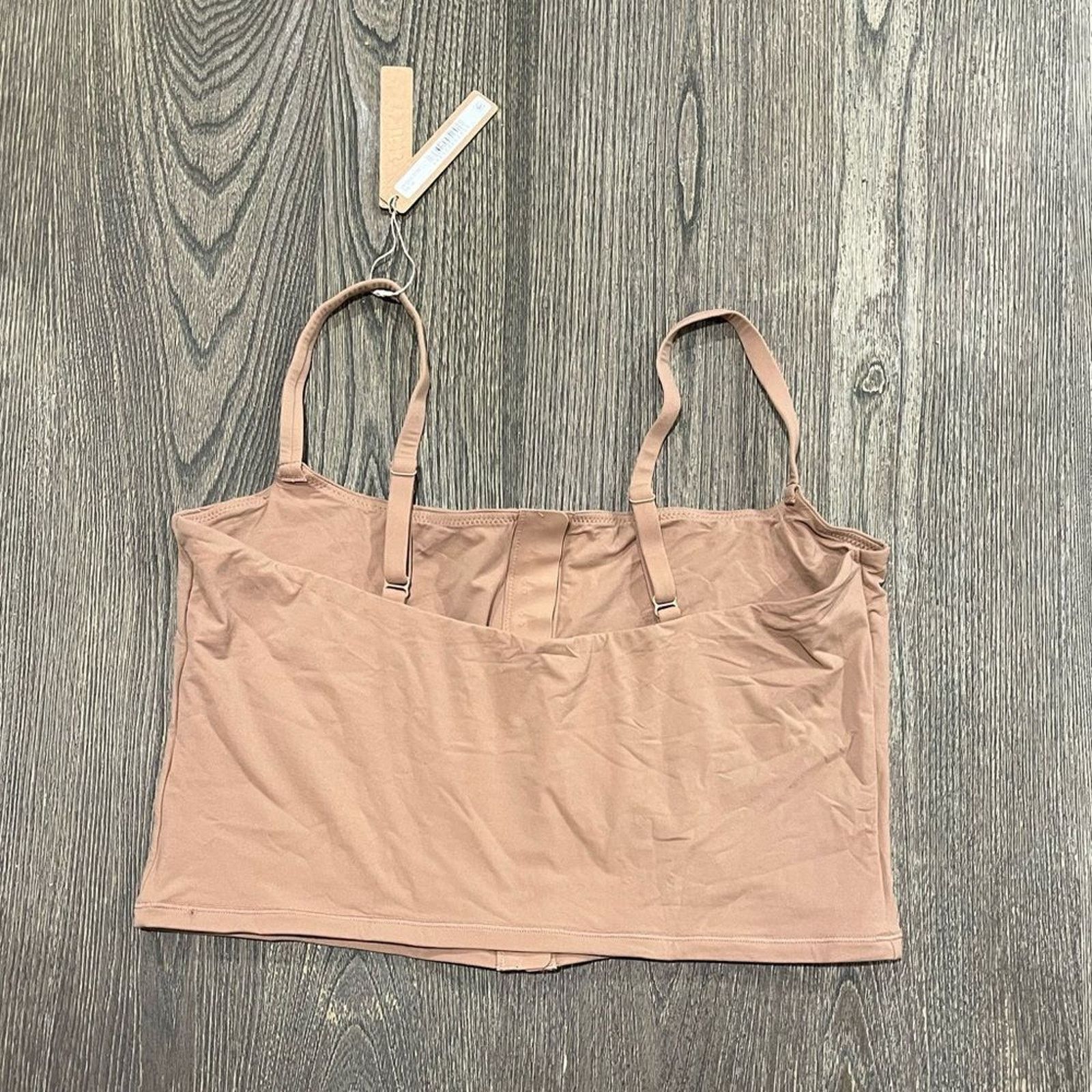 SKIMS NWT Skims Fits Everybody Adaptive Cami Crop Top Sienna 3X Size 3XL / US 20-22 - 2 Thumbnail