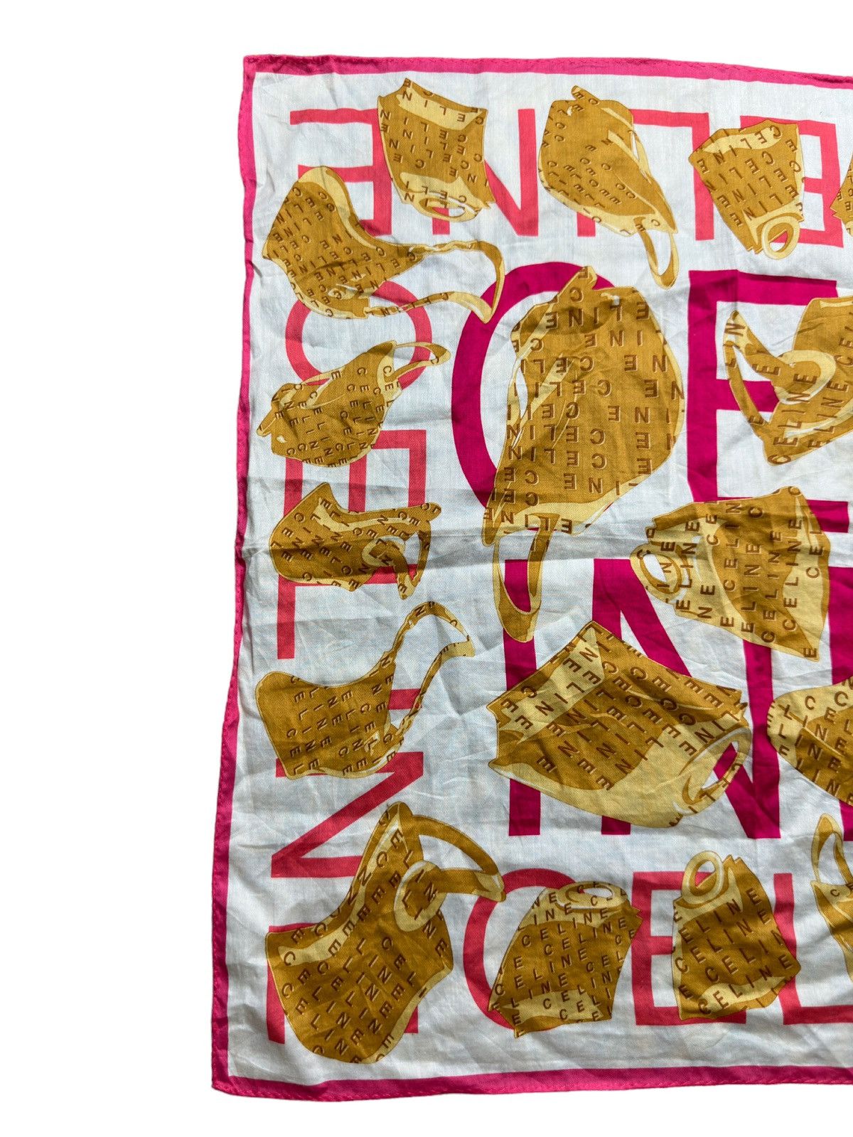 Vintage Celine Handkerchief Neckerchief Bandana