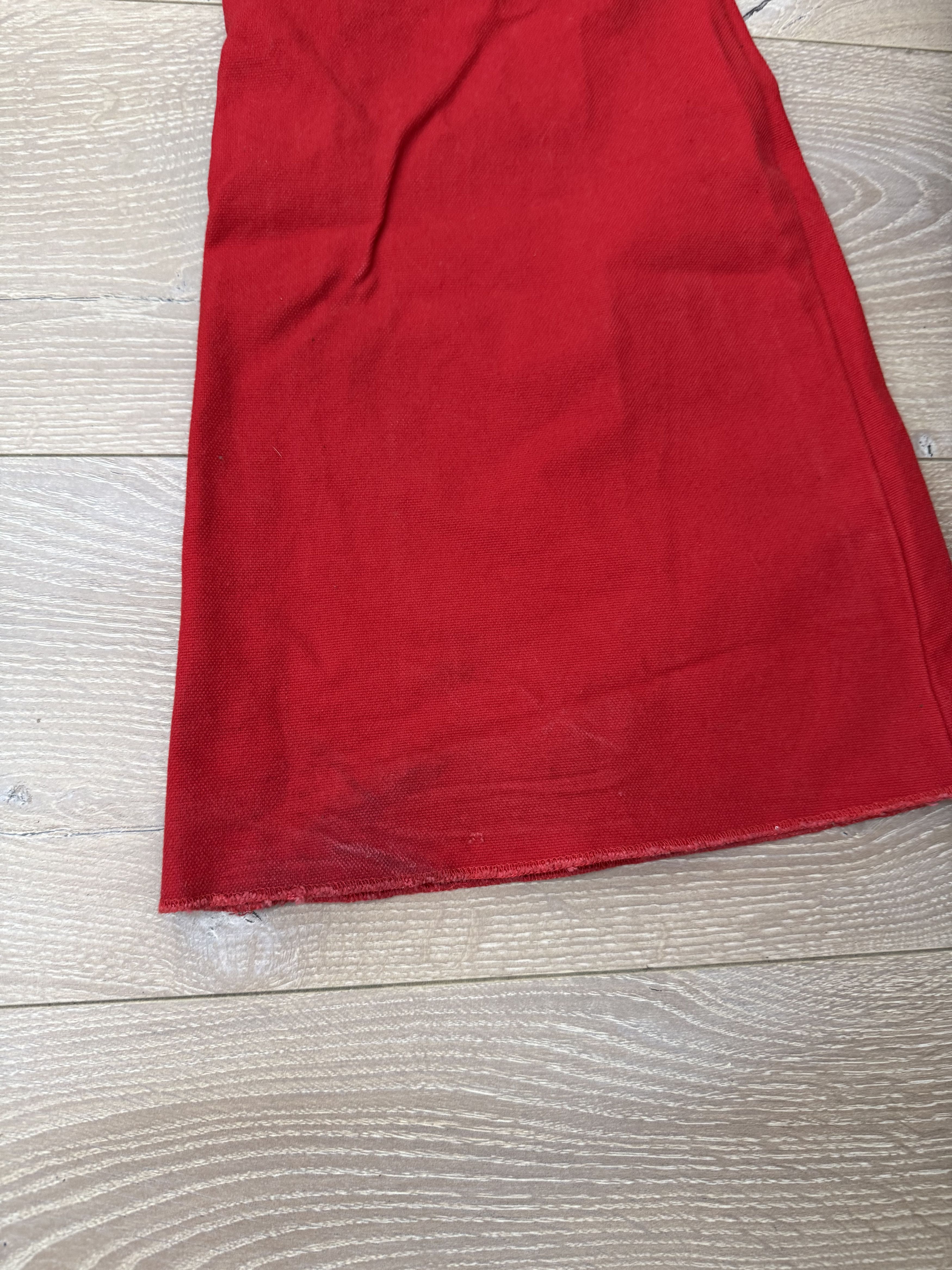 Raf Simons Raf Simons Red Flared Denim Pants Size US 30 / EU 46 - 4 Thumbnail