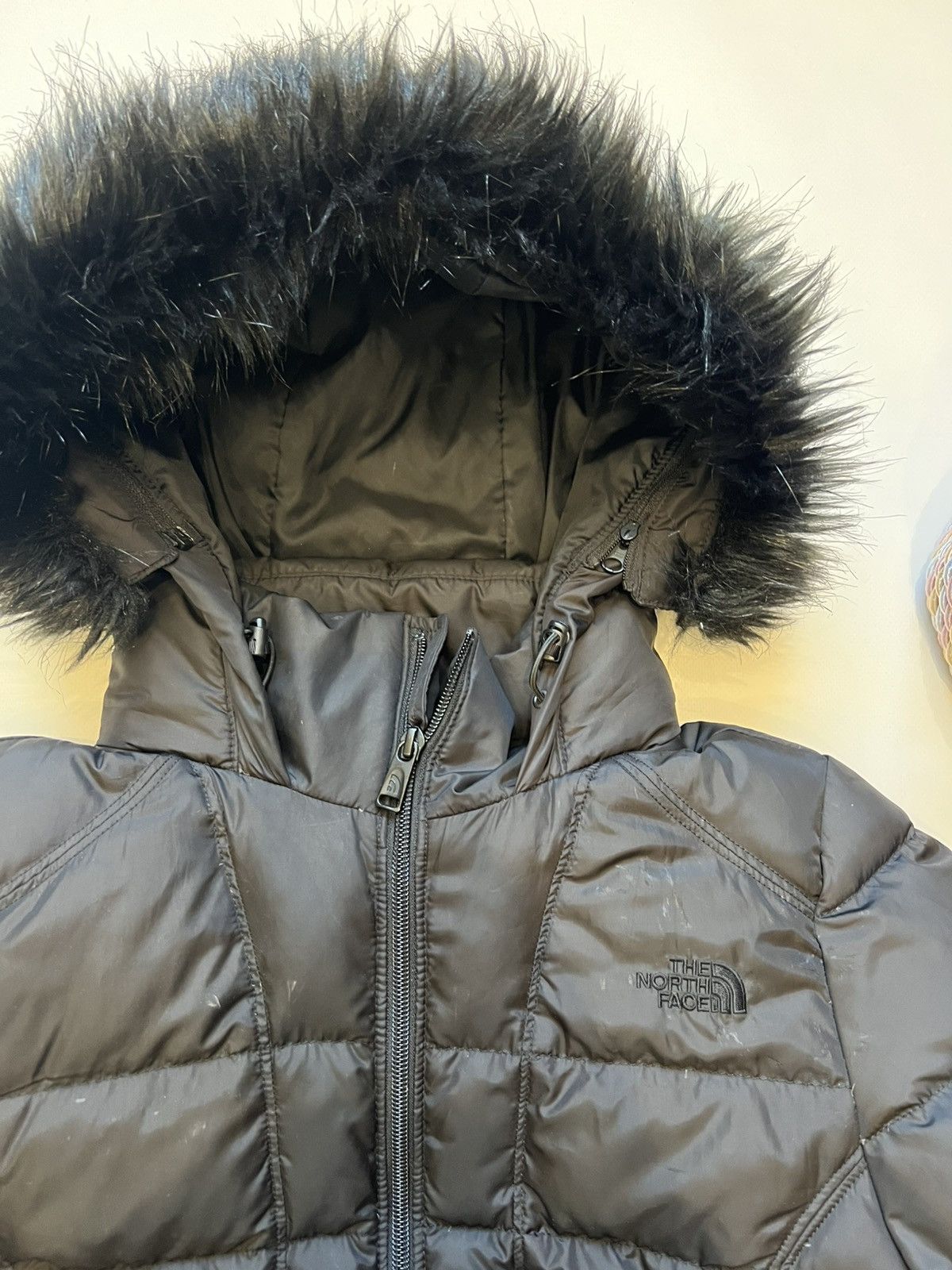 The North Face Vintage The North Face 550 Down Puffer Jacket Fur Size S / US 4 / IT 40 - 4 Thumbnail