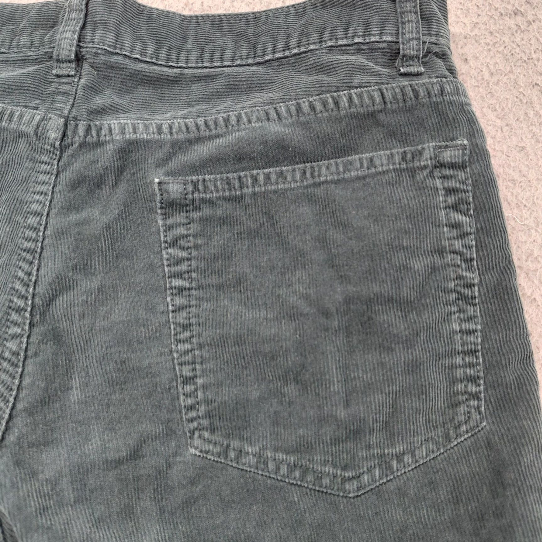 J.Crew J.Crew Corduroy Essential Straight Pants Women's 31 Green Stretch Casual Preppy Corduroy Stretch Pants Green Womens 31 Regular City College Preppy Size 24" / US 00 / IT 34 - 6 Thumbnail
