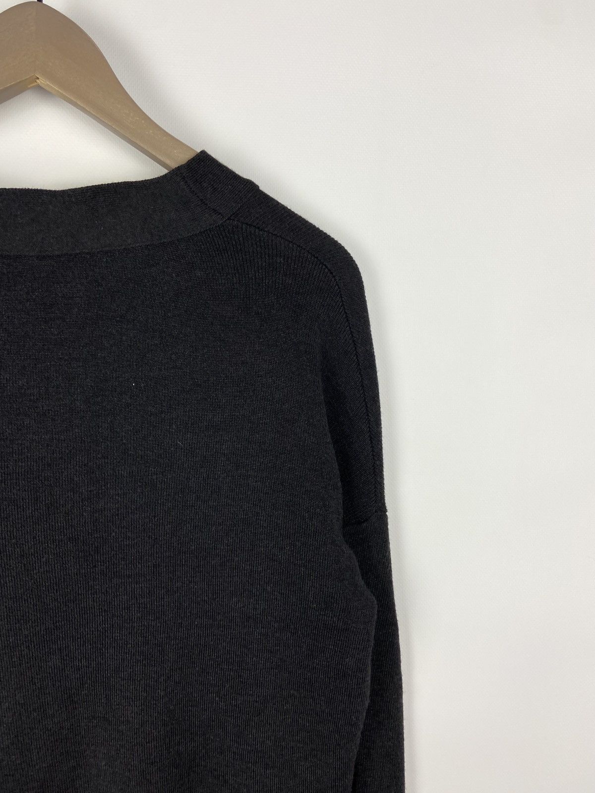 Annette Gortz Annette Gortz Wool/Silk Womens Black Zip Cardigan Sweater Size XS / US 0-2 / IT 36-38 - 17 Thumbnail