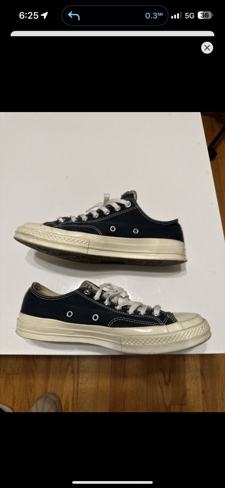 CDG by Comme des Garcons Comme De Garcons Converse collab Size US 9 / EU 42 - 3 Thumbnail