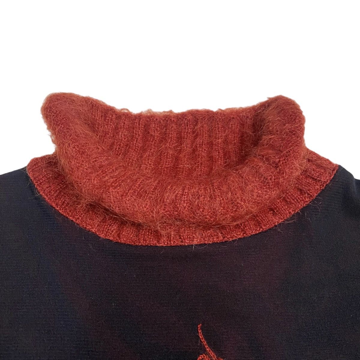 Designer × Jean Paul Gaultier Jean Paul GAULTIER FEMME Logo Embroidery Layered Mesh Top Size S / US 4 / IT 40 - 8 Thumbnail