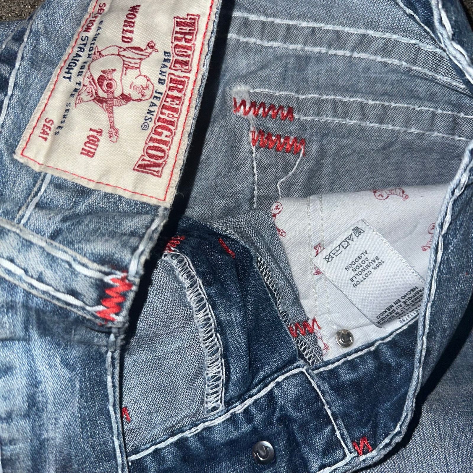 True Religion true religion super t thick stitching jeans Size US 28 / EU 44 - 6 Thumbnail