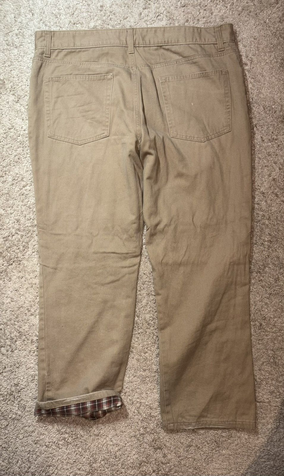 Other Vintage Khaki Plaid Lined Pants Size US 36 / EU 52 - 6 Thumbnail
