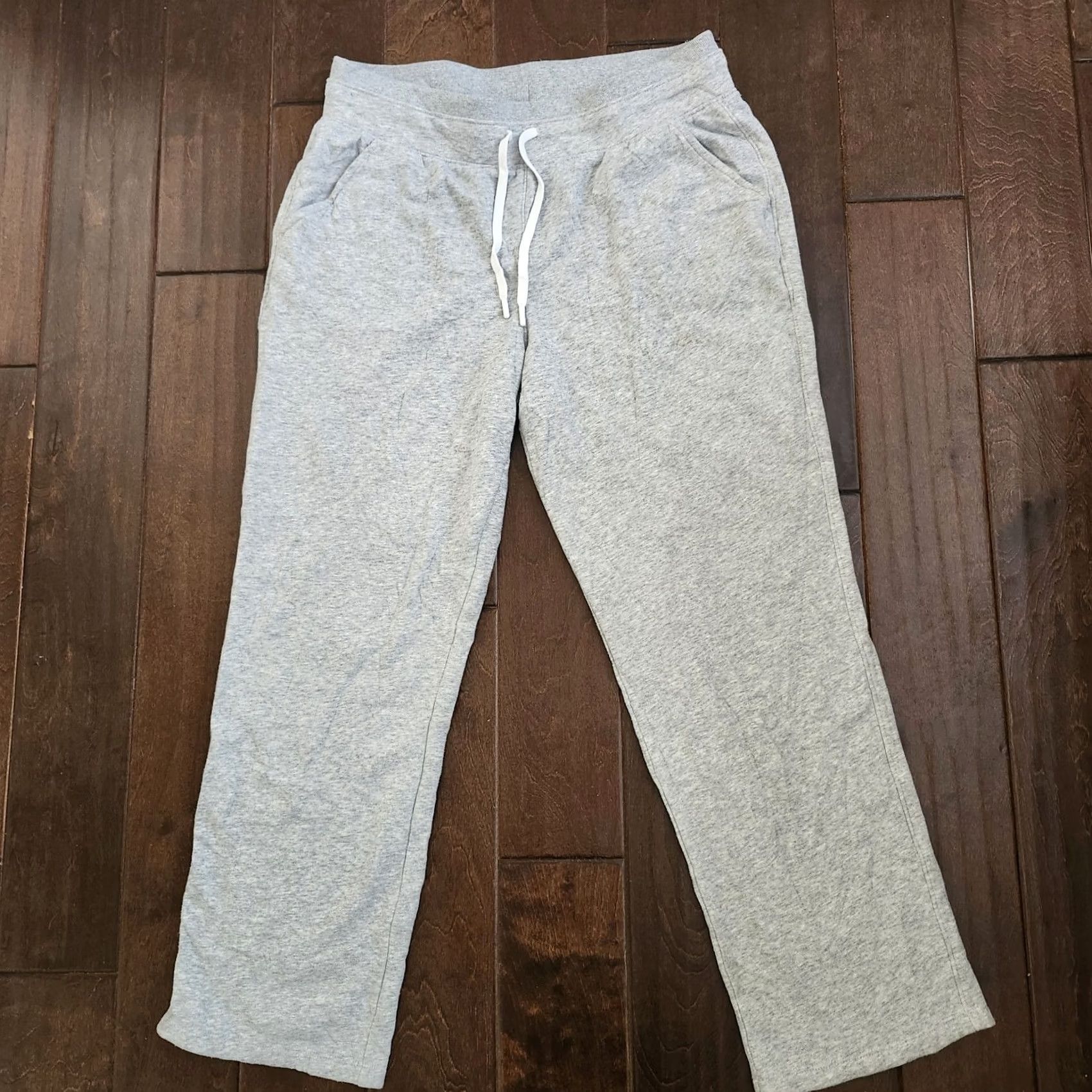 Tek Gear Tek Gear Mens Large Gray Ultrasoft Fleece Jogger Pants Lounge Regular Fit Pull On Pants Mens Lounge Gray L Regular Cotton Polyester Ulrasoft Fleece Size US 33 - 2 Thumbnail