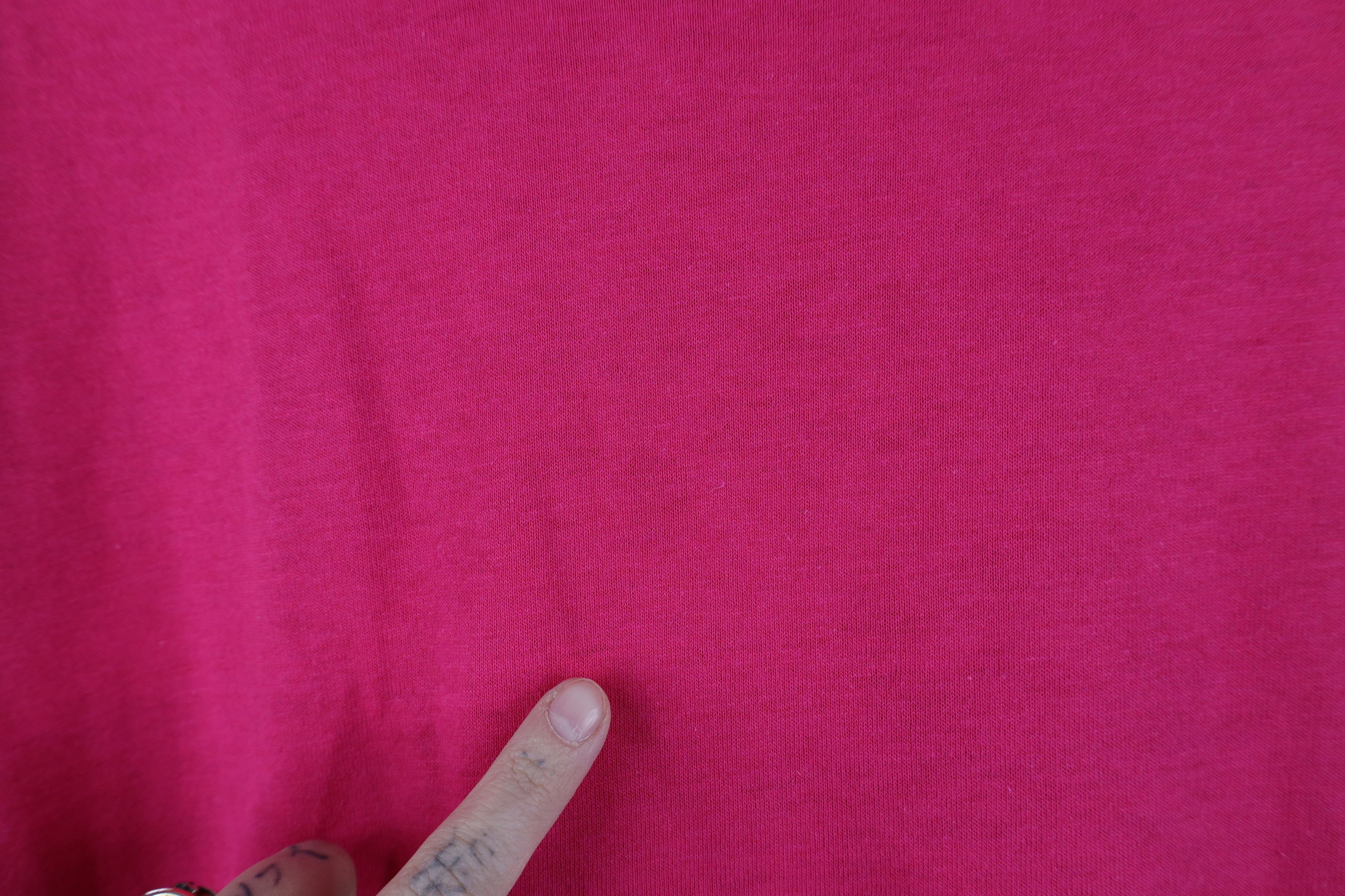 Vintage Vintage 90s Streetwear Blank Short Sleeve T-Shirt Pink USA Size S / US 4 / IT 40 - 4 Thumbnail