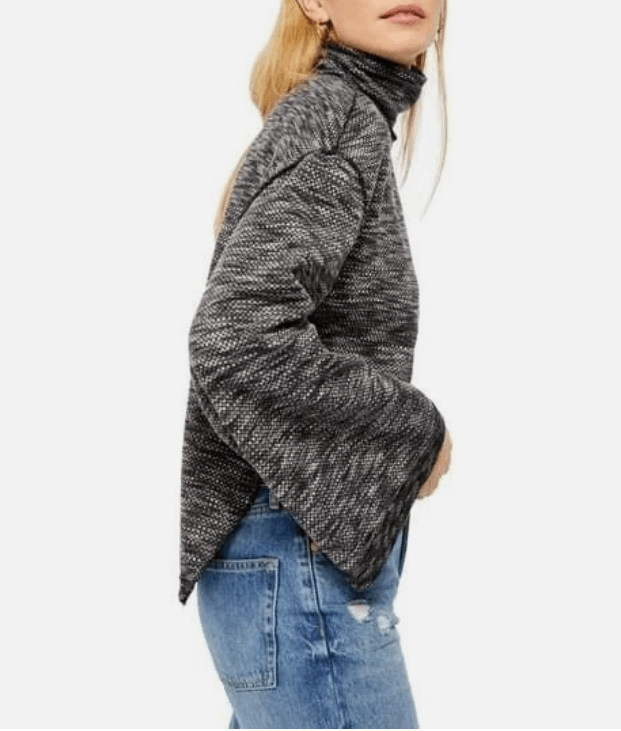 Free People Free People Sunny Days Knit Sweater Variegated Yarns Size L / US 10 / IT 46 - 1 Thumbnail
