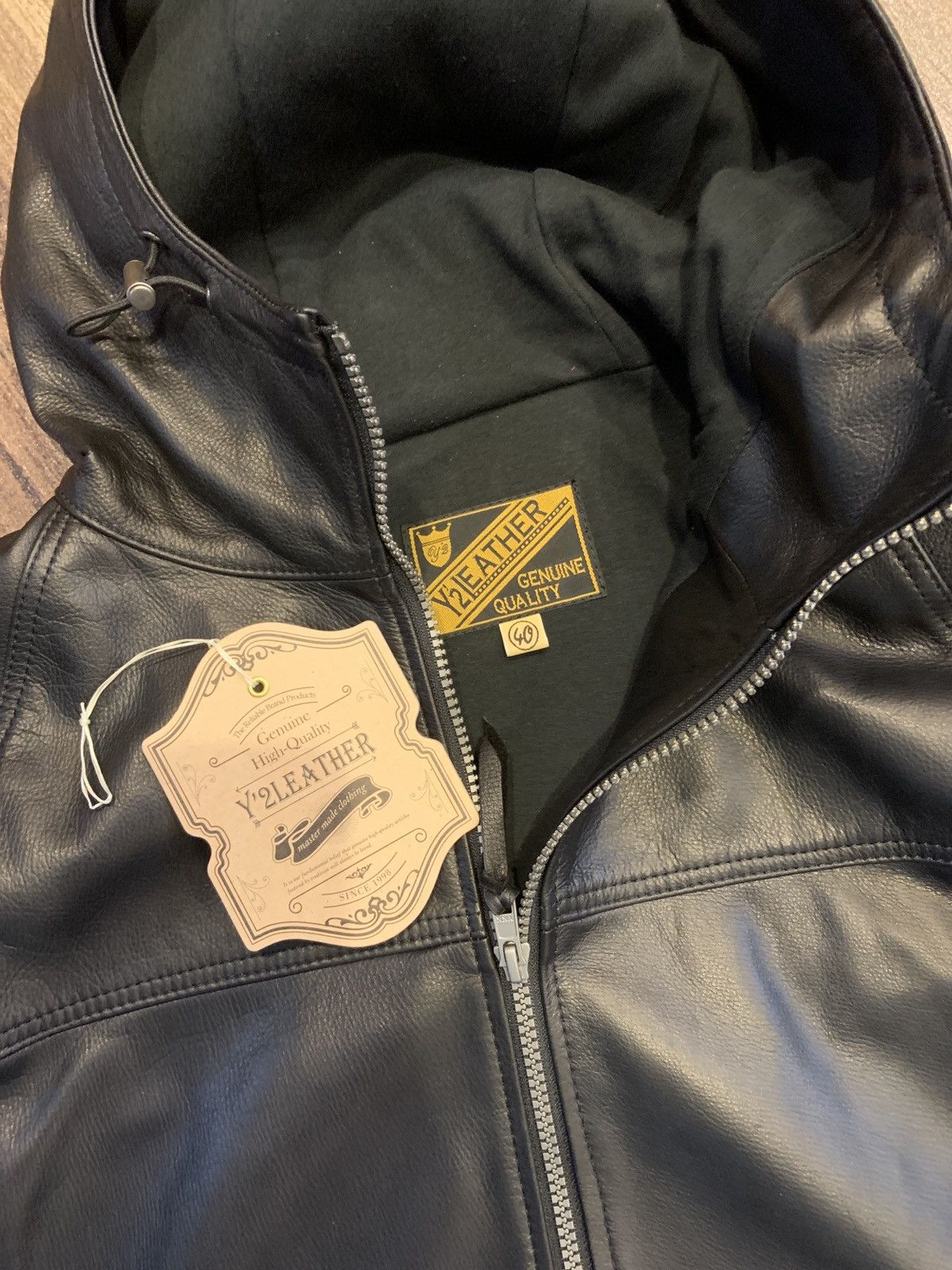Y'2 Leather Y’2 Black Leather Jacket Size US M / EU 48-50 / 2 - 2 Thumbnail