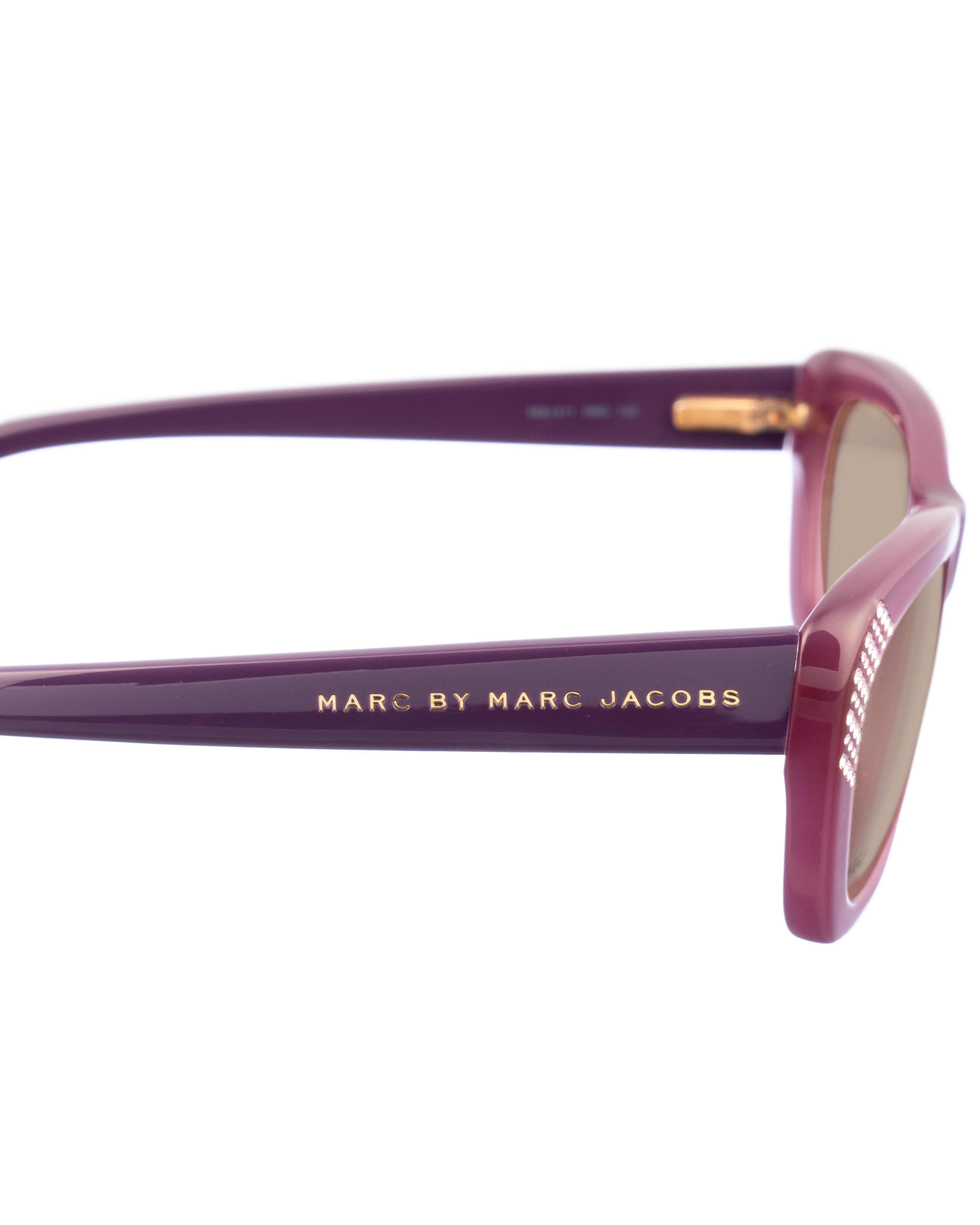 Marc Jacobs Marc by Marc Jacobs 00s Violet Cat-Eye Sunglasses Size ONE SIZE - 3 Thumbnail