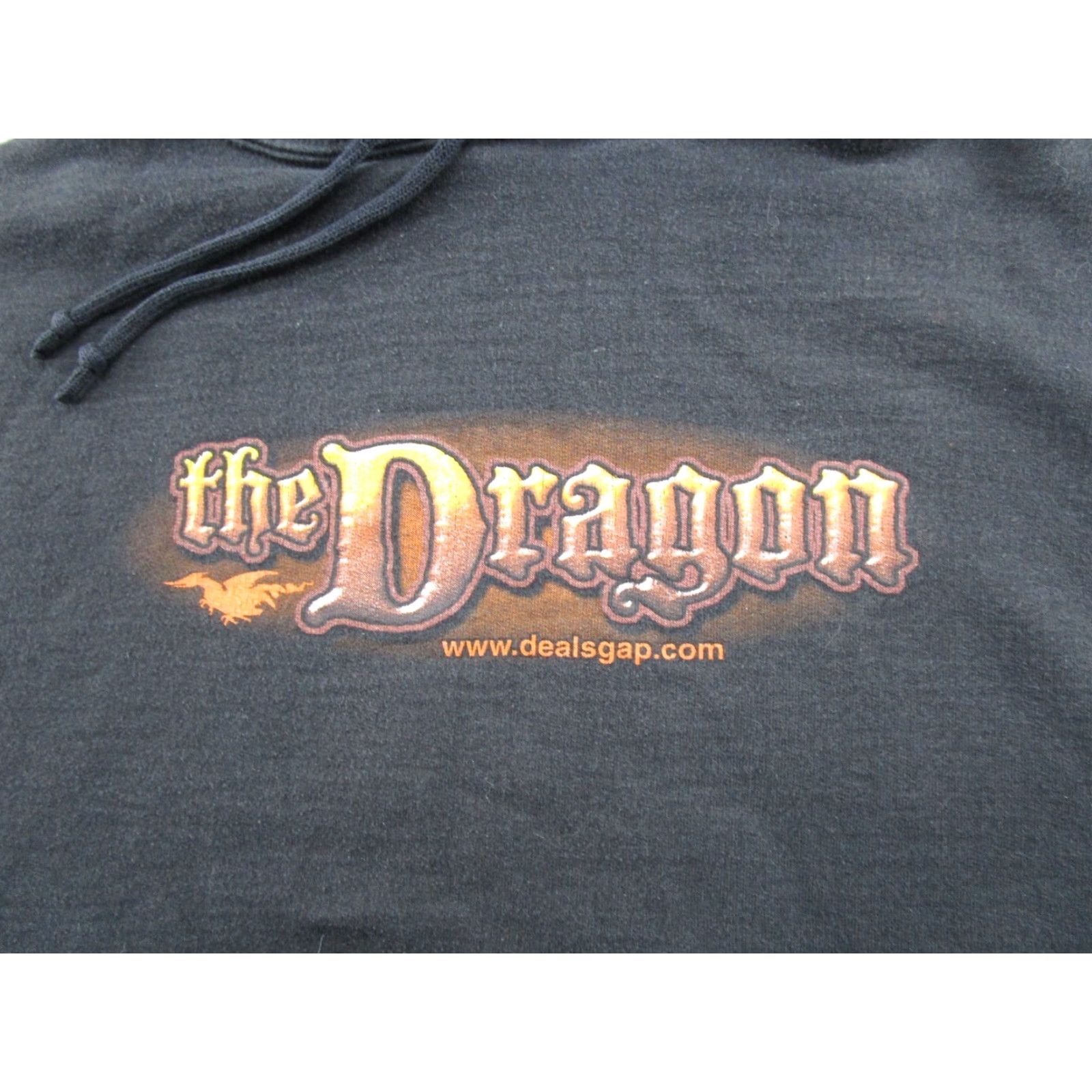 Jerzees VINTAGE Vintage Y2K The Dragon Curves Motorcycle Bike Ride Spell Out Hoodie Size L Size US L / EU 52-54 / 3 - 2 Thumbnail