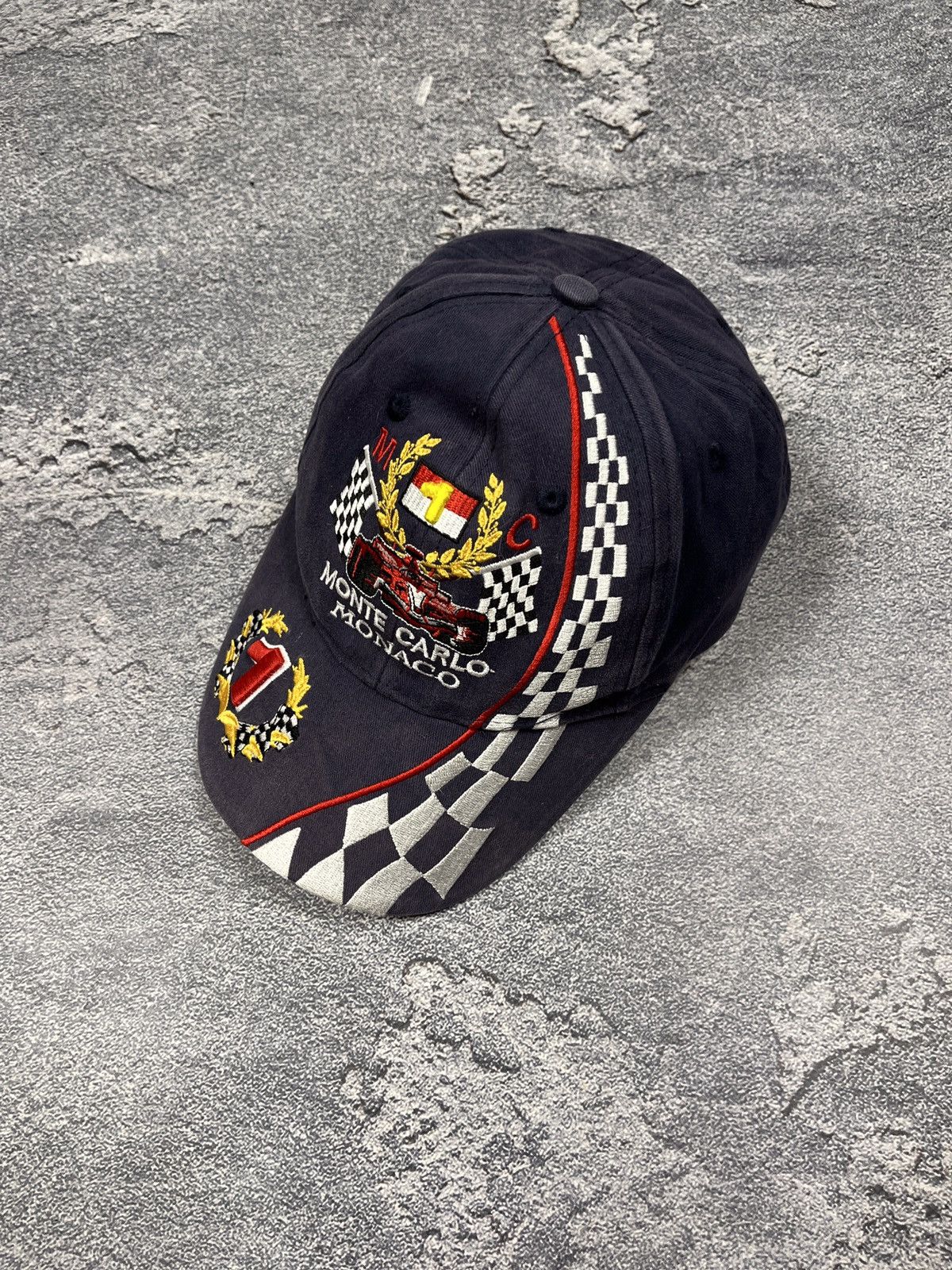 Formula 1 Vintage Monte Carlo Monaco F1 Cap Size ONE SIZE - 1 Thumbnail