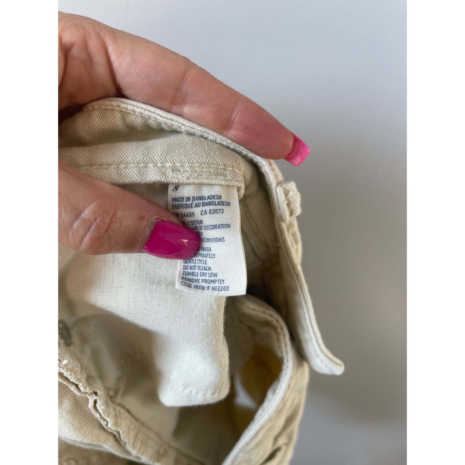 American Eagle Outfitters American Eagle Pale Yellow Girlfriend Denim Shorts Size 30" / US 8 / IT 44 - 4 Thumbnail