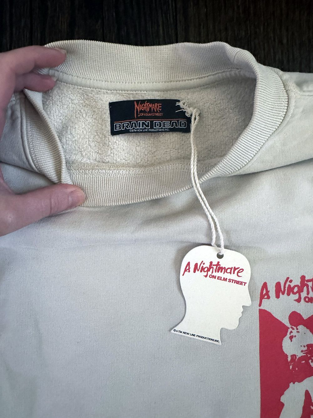 Brain Dead A Nightmare On Elm Street BRAIN DEAD crewneck Size US M / EU 48-50 / 2 - 8 Thumbnail