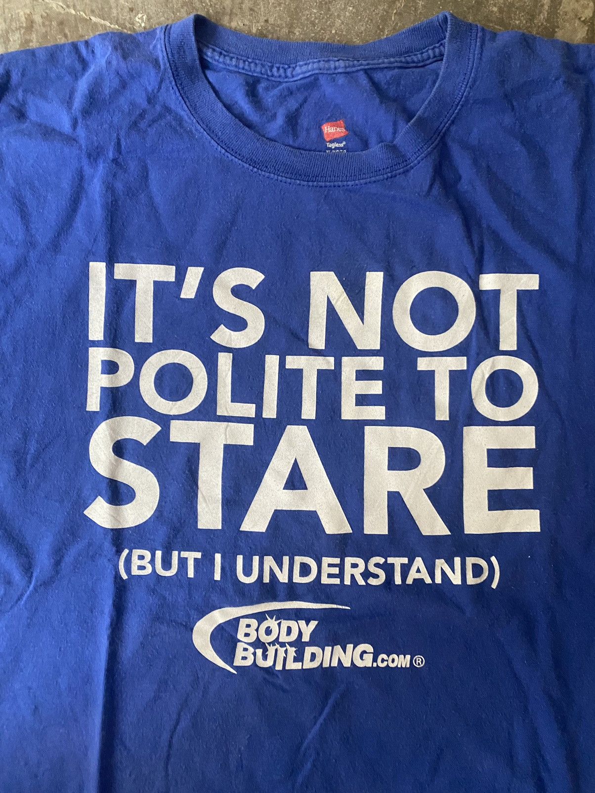 Vintage Vintage IT’S NOT POLITE TO STARE Slogan Tee Kapital CPFM Size US XL / EU 56 / 4 - 2 Thumbnail