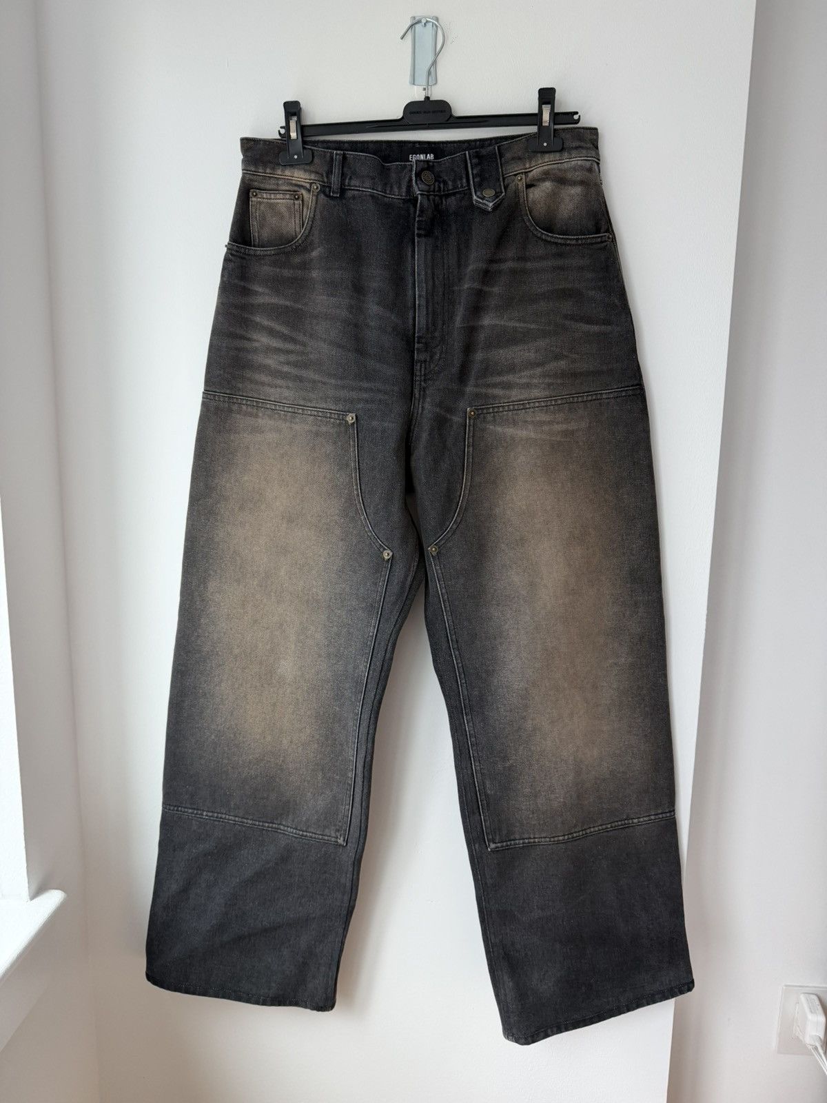Egon Lab Egon Lab Double Knee Jeans Size US 33 - 1 Thumbnail