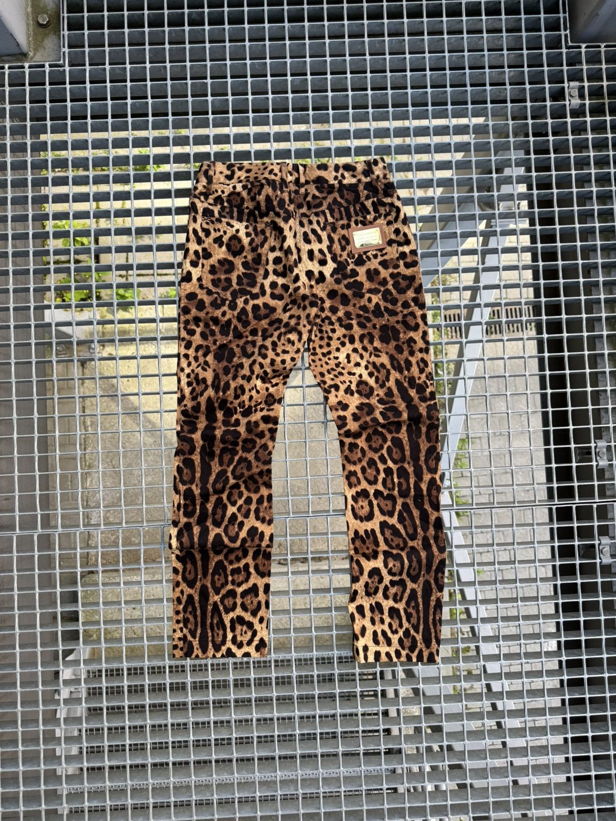 Dolce & Gabbana Dolce & Gabbana leopard Print Jeans Size 38" / US 16 / IT 52 - 2 Thumbnail