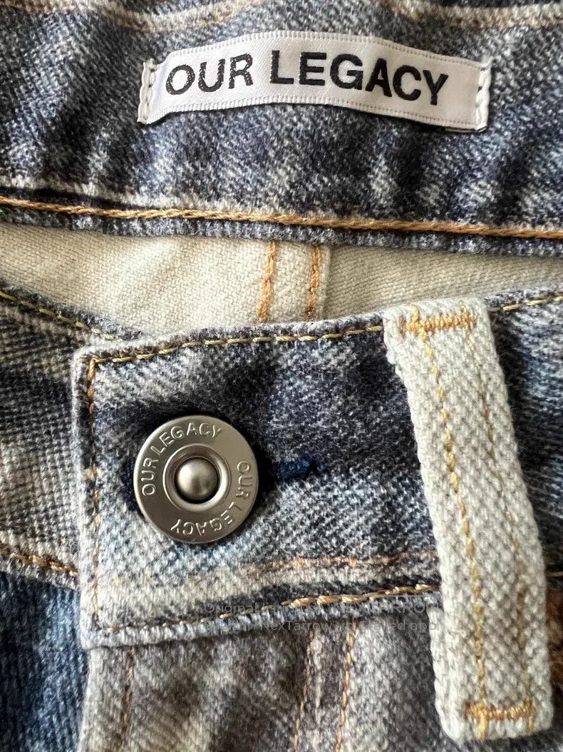 Our Legacy Our Legacy Digital Printed Blue Jeans Size US 31 - 2 Thumbnail