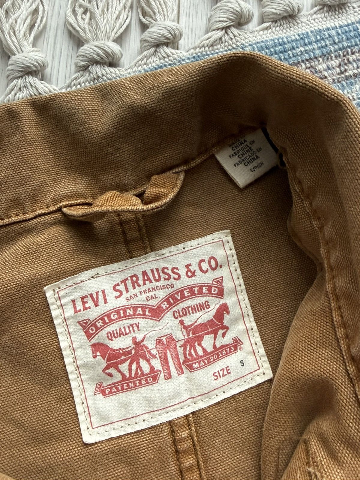 Levi's Levi’s Engineer Chore Canvas Worker Jacket Men Size US S / EU 44-46 / 1 - 8 Thumbnail