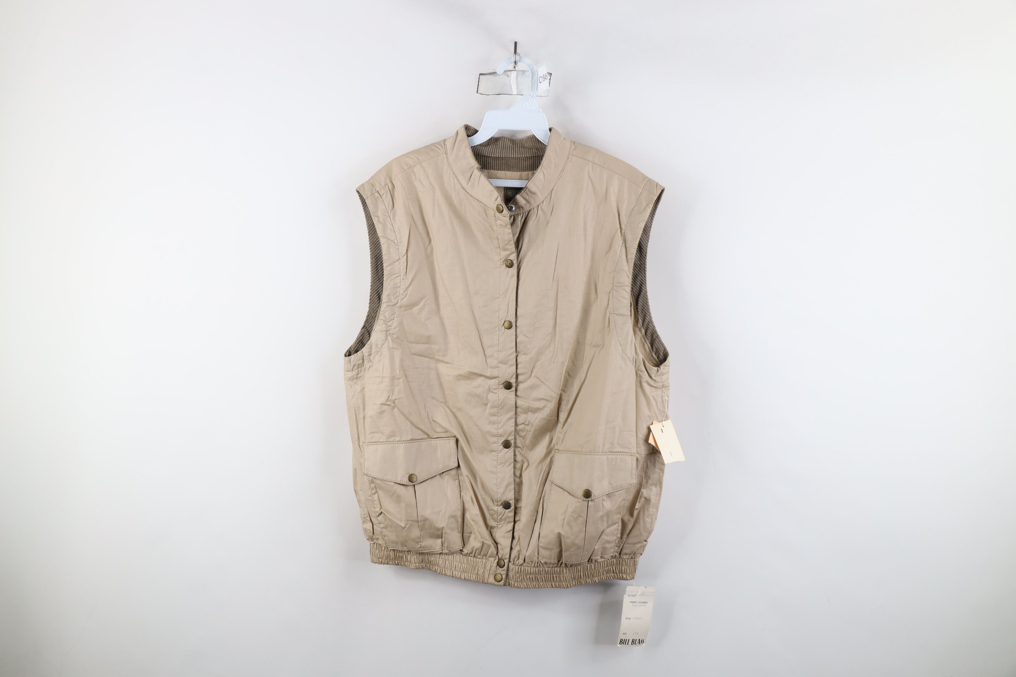 Vintage Deadstock Vintage 80s 90s Streetwear Windbreaker Vest Jacket Size L / US 10 / IT 46 - 1 Thumbnail