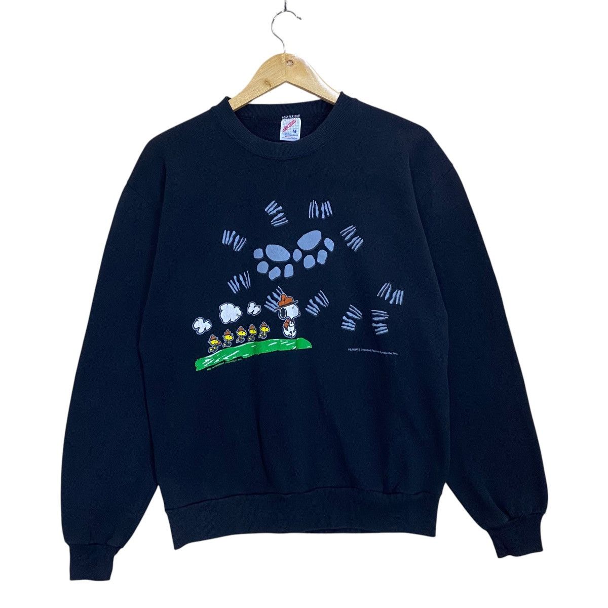 Peanuts Vintage 90s Peanuts Big Logo Crewneck Sweatshirt Size US M / EU 48-50 / 2 - 1 Thumbnail