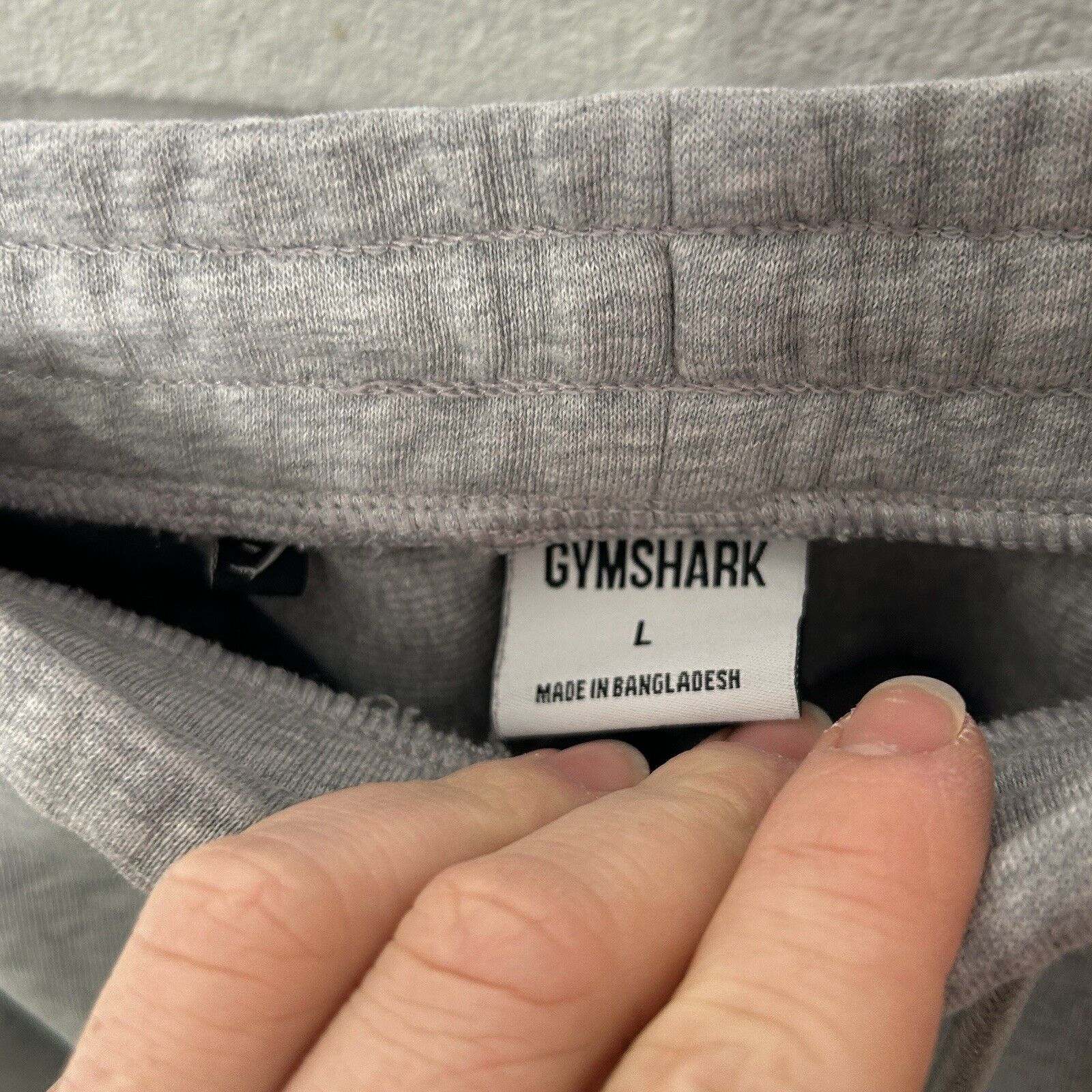 Gymshark Gymshark Fleece Joggers “Heather Grey” Size US 34 / EU 50 - 3 Thumbnail