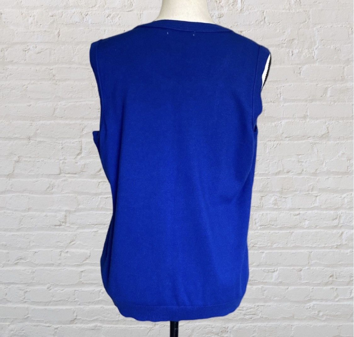 Calvin Klein CALVIN KLEIN SLEEVELESS KNIT PULLOVER SWEATER VEST Size L / US 10 / IT 46 - 9 Thumbnail