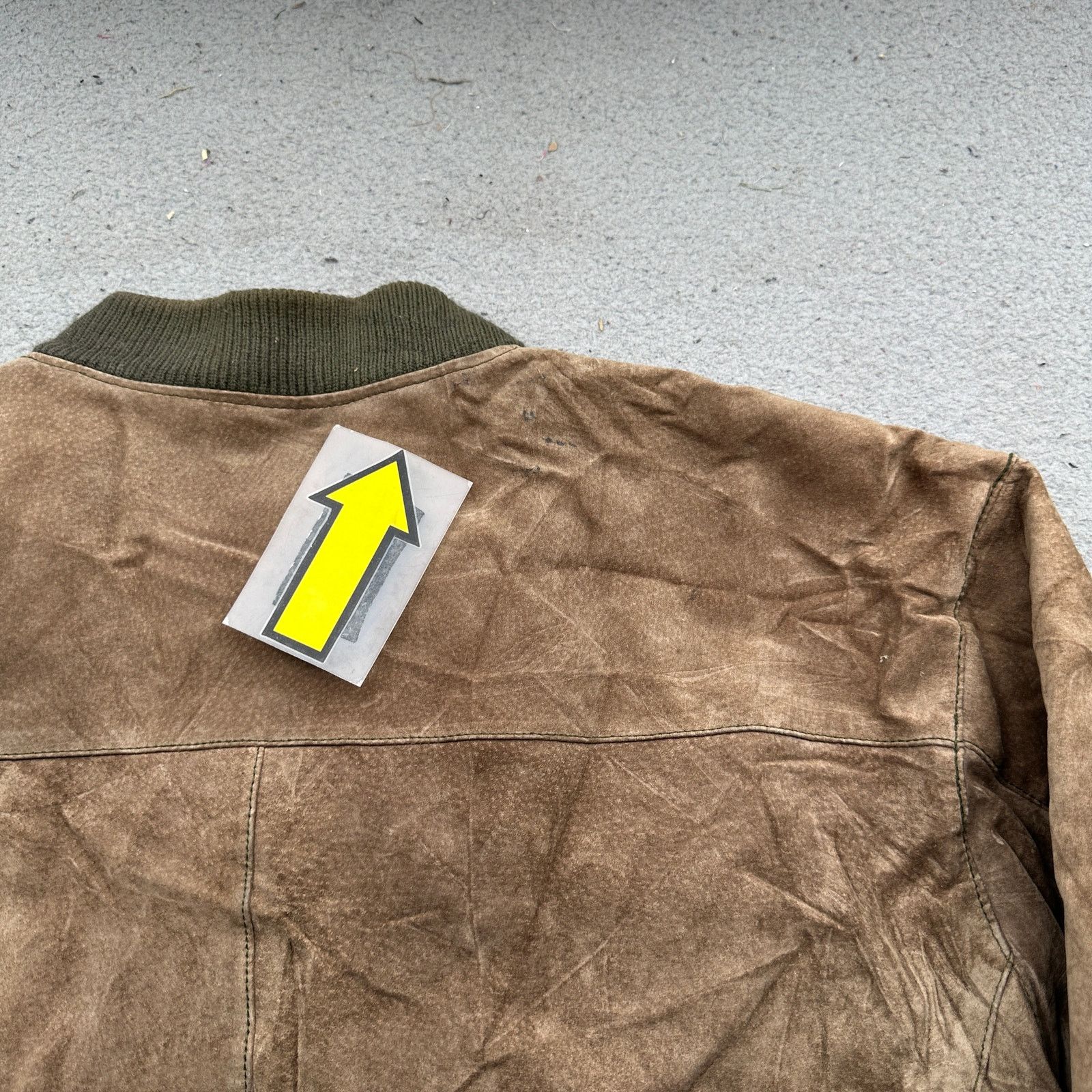 Other VTG Arizona Jean Genuine Leather Suede Bomber Jacket Large Size US L / EU 52-54 / 3 - 13 Thumbnail