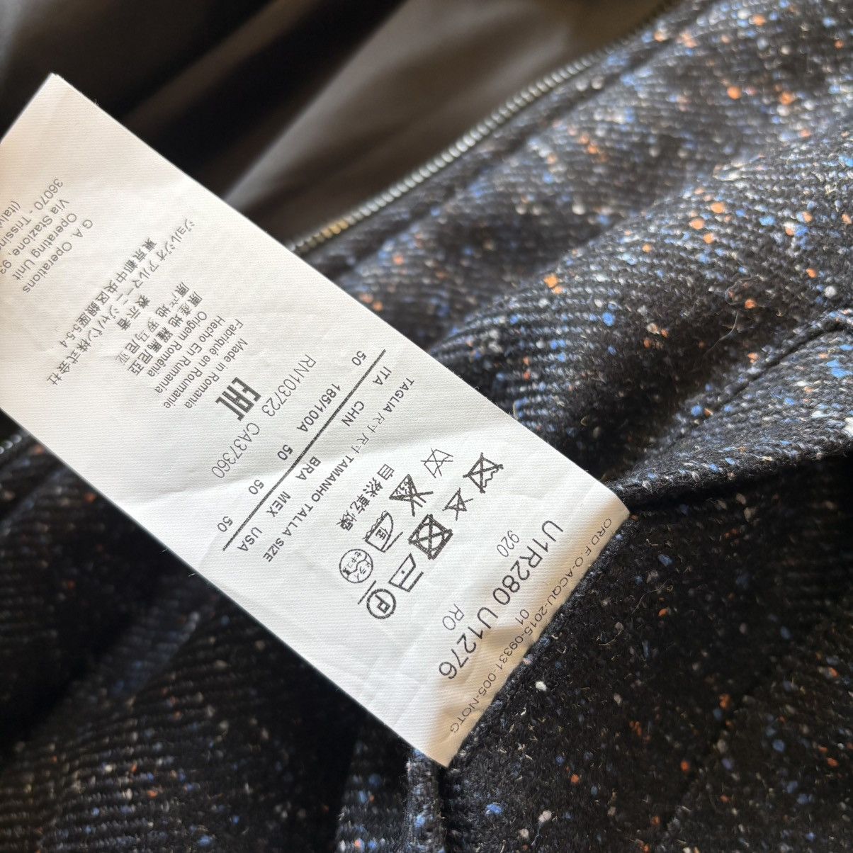 Emporio Armani 🖤 Emporio Armani Fabric Bomber Jacket – Size 48 Size US M / EU 48-50 / 2 - 8 Thumbnail