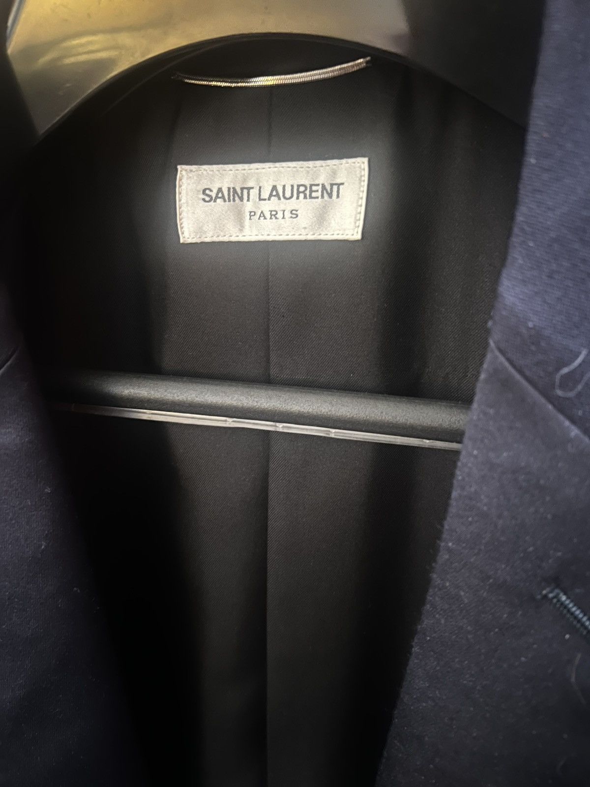 Saint Laurent Paris FW15 Navy Blazer Size 50R - 4 Thumbnail