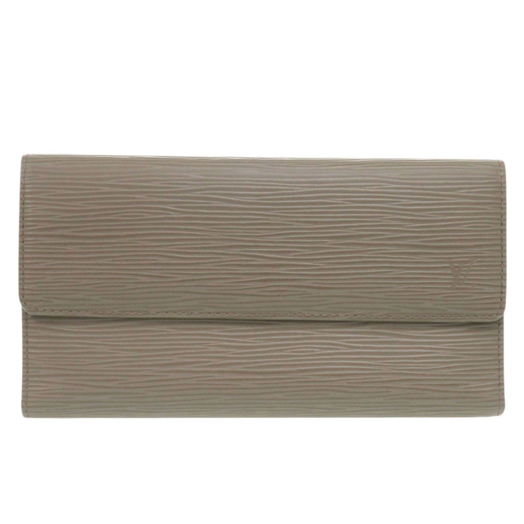 Louis Vuitton Porte Tresor International M6338C Epi Leather Brown Long Wallet 0787 LOUIS VUITTON