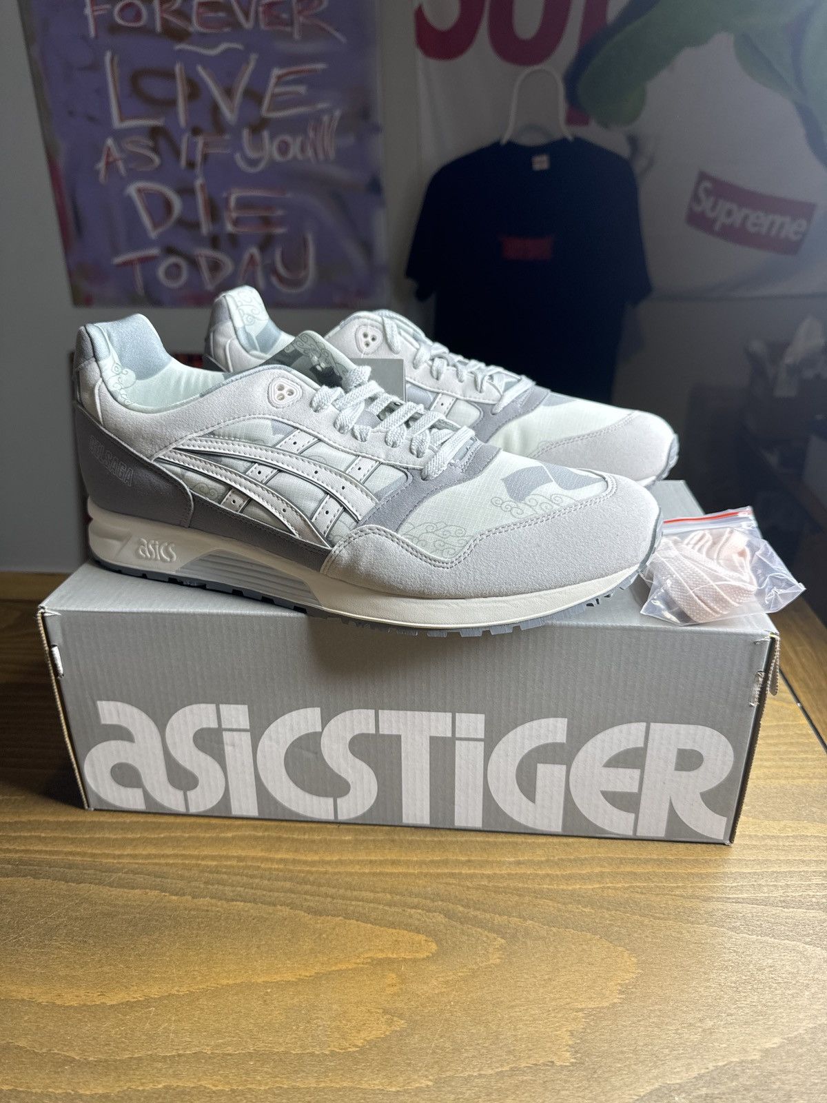 ASICS Gel Saga Glacier Grey/ Blush