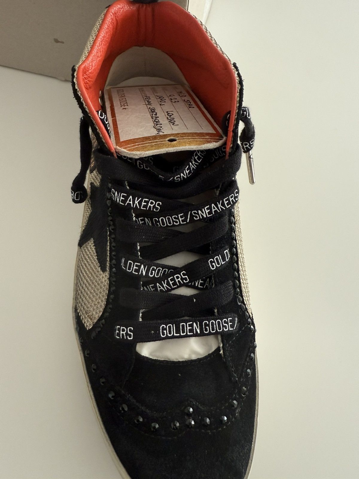 Golden Goose GGDB Mid Star Custom Sneakers Swarovski Edition, New Size US 9.5 / EU 42-43 - 9 Thumbnail