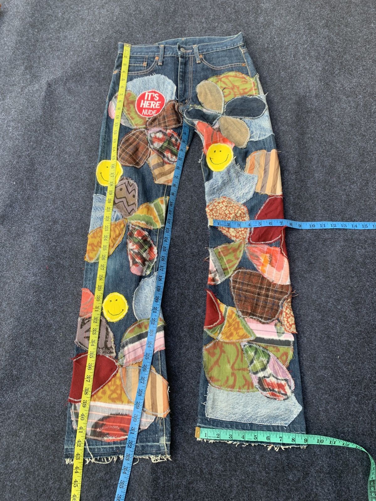Kapital Kountry FLARE KAPITAL JEANS HIPPIE SELVEDGE INSANE. Size US 29 - 4 Thumbnail