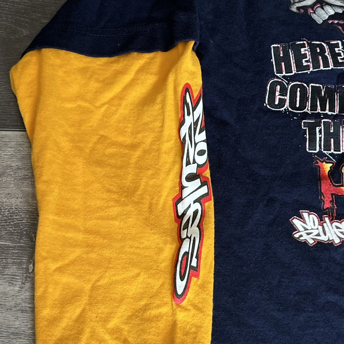 Vintage Vintage No Rules Here Comes the Heat Two Tone Longsleeve Tee Size M / US 6-8 / IT 42-44 - 4 Thumbnail
