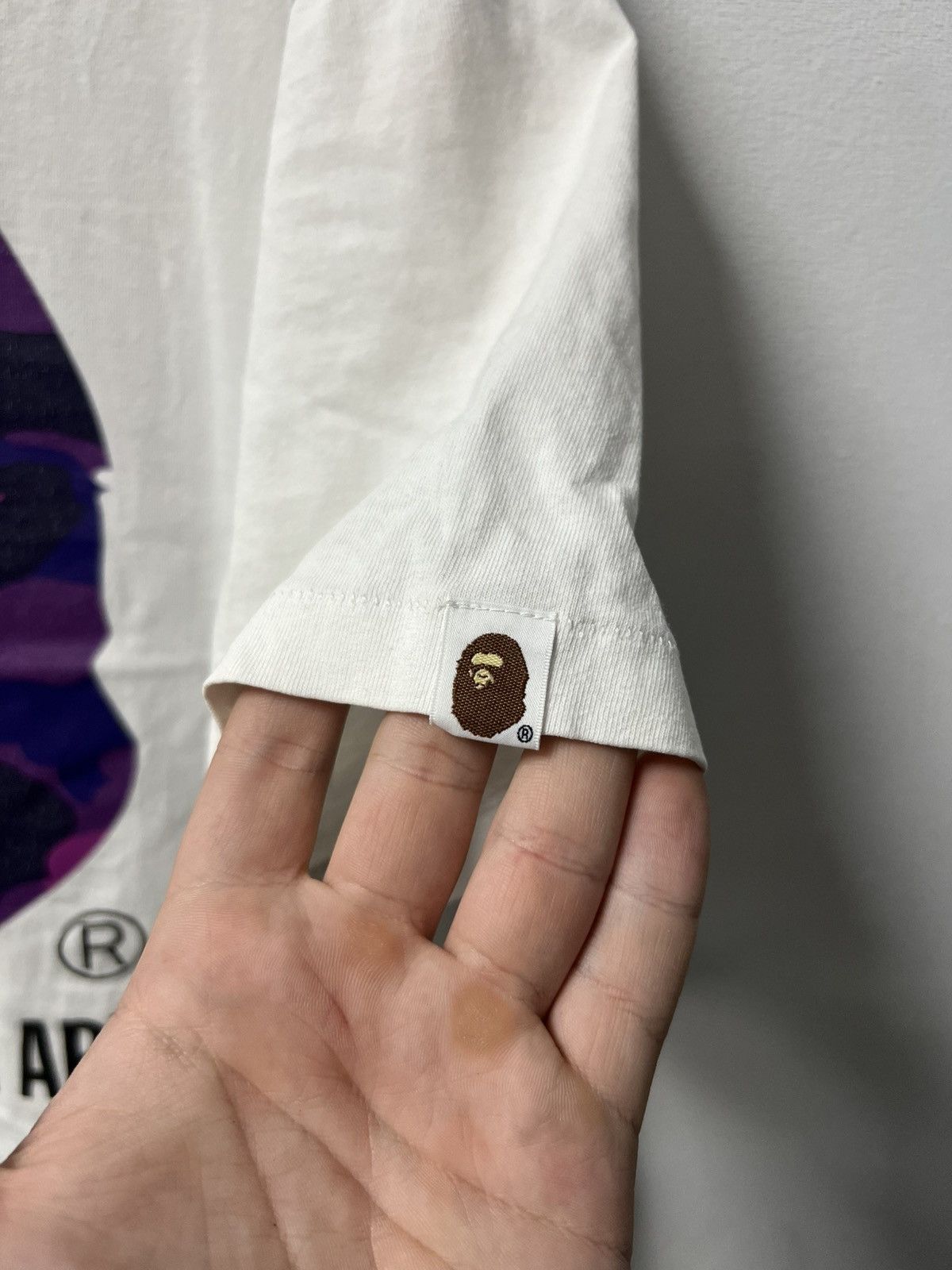 Bape Bape T-Shirt Purple Big Logo Size XL Size US XL / EU 56 / 4 - 9 Thumbnail